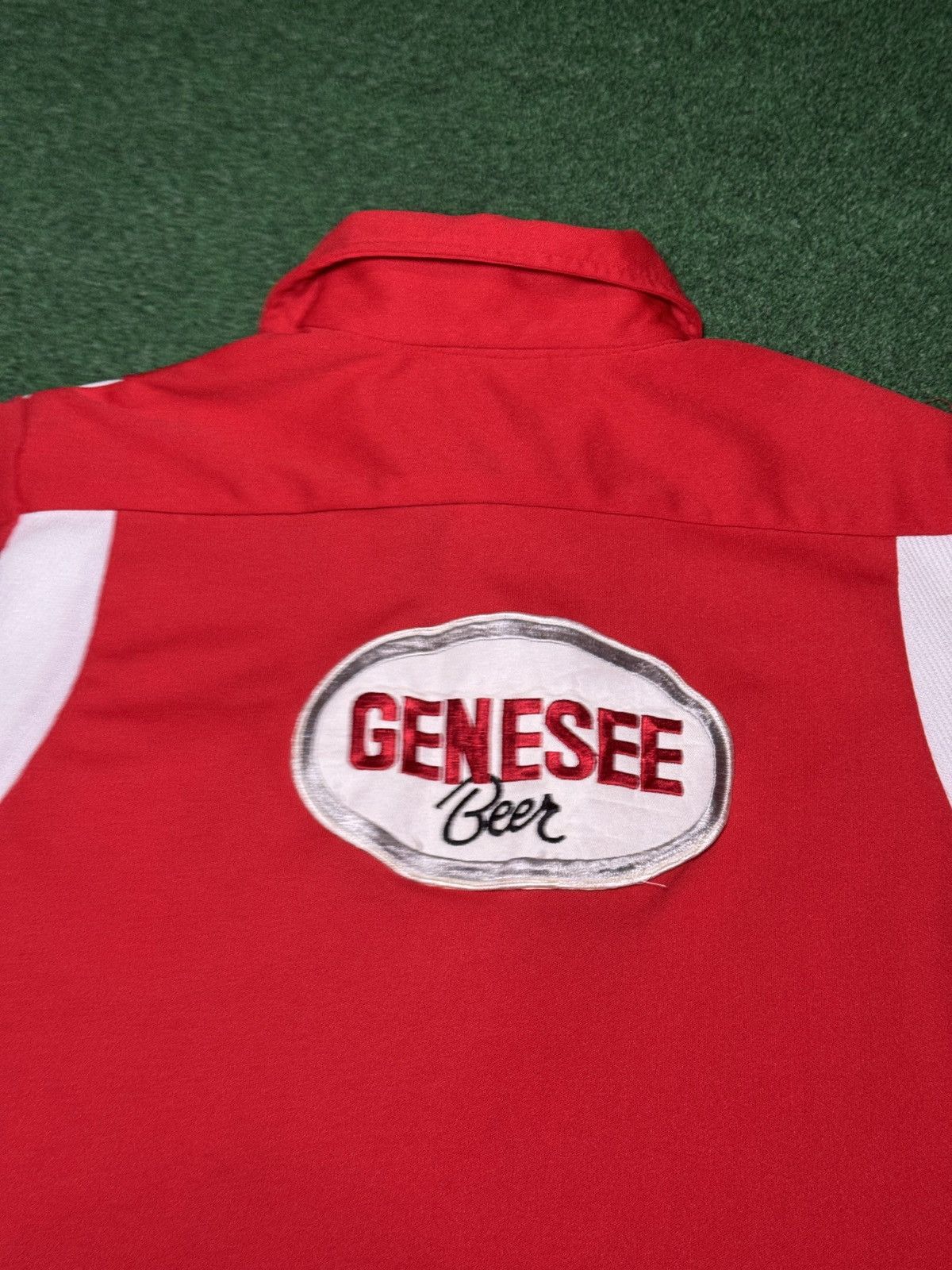 Vintage Genesee Beer 70s Chain Stitch Larry Bowling Jersey Polo XL Size US XL / EU 56 / 4 - 5 Thumbnail