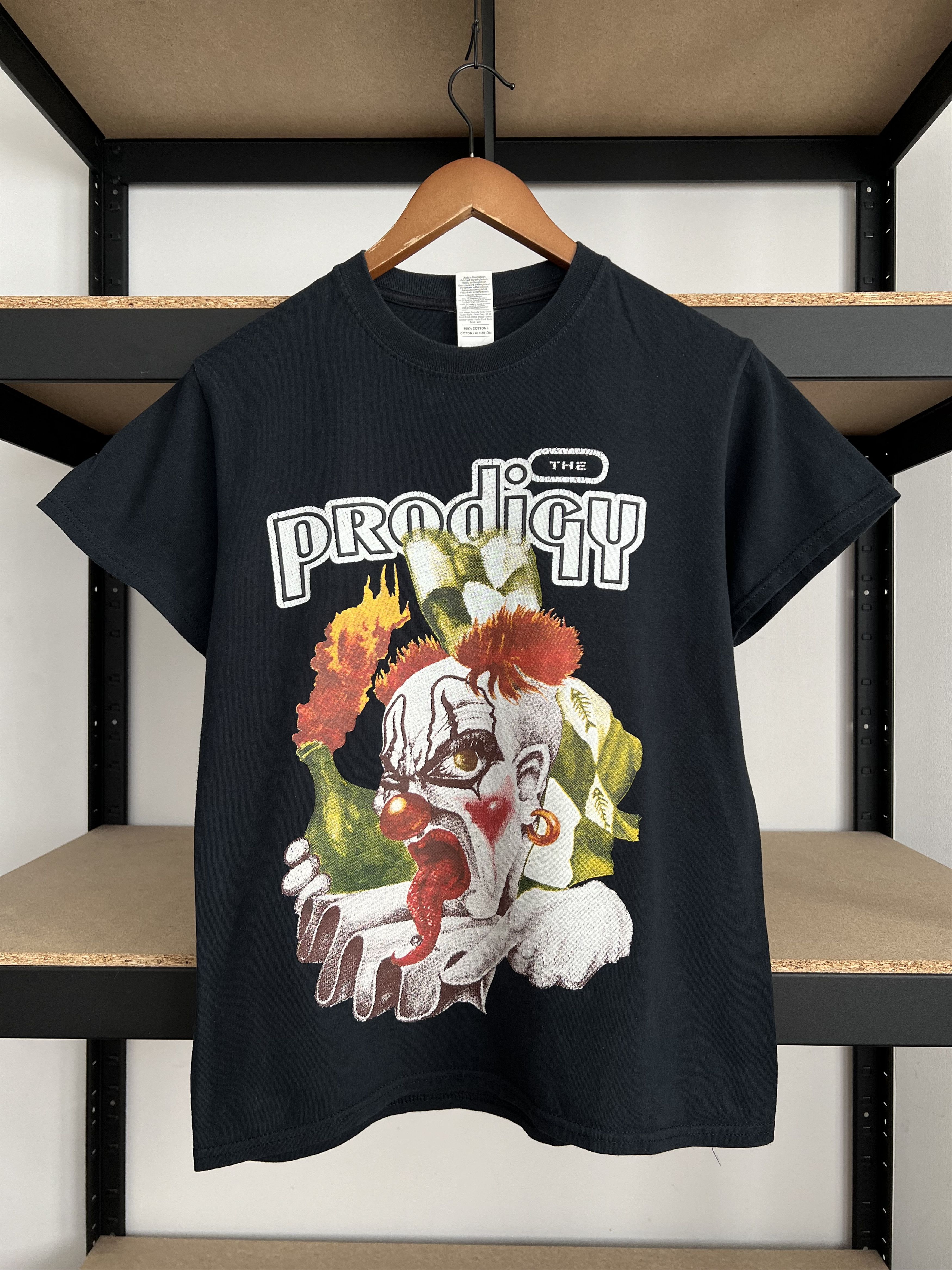 Band Tees Vintage 2000s The Prodigy Electonic Music Black T-shirt Size US S / EU 44-46 / 1 - 2 Thumbnail