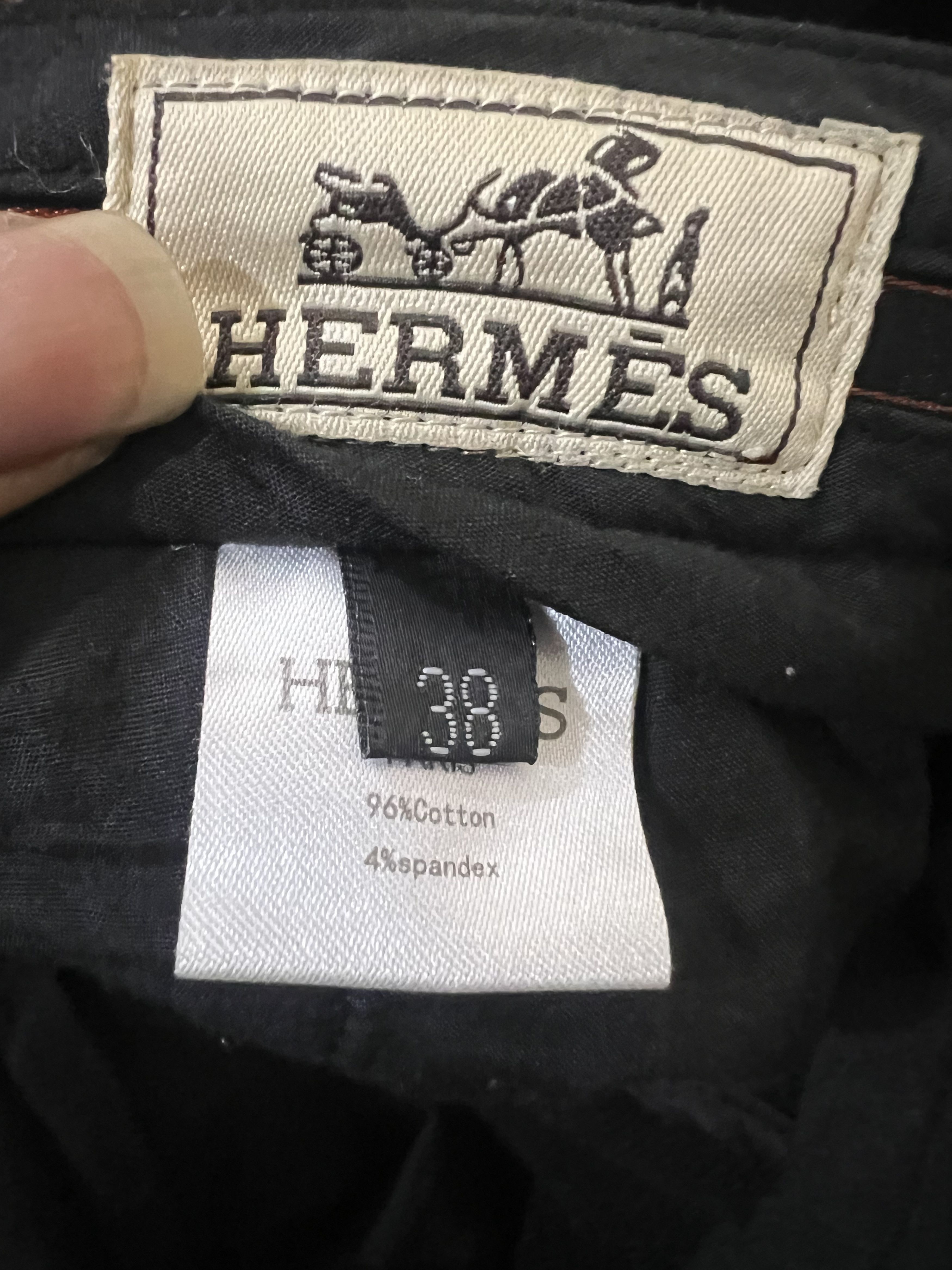 Japanese Brand 2000s Hermes Cashmere Wool Trousers Pants Size US 39 - 10 Thumbnail
