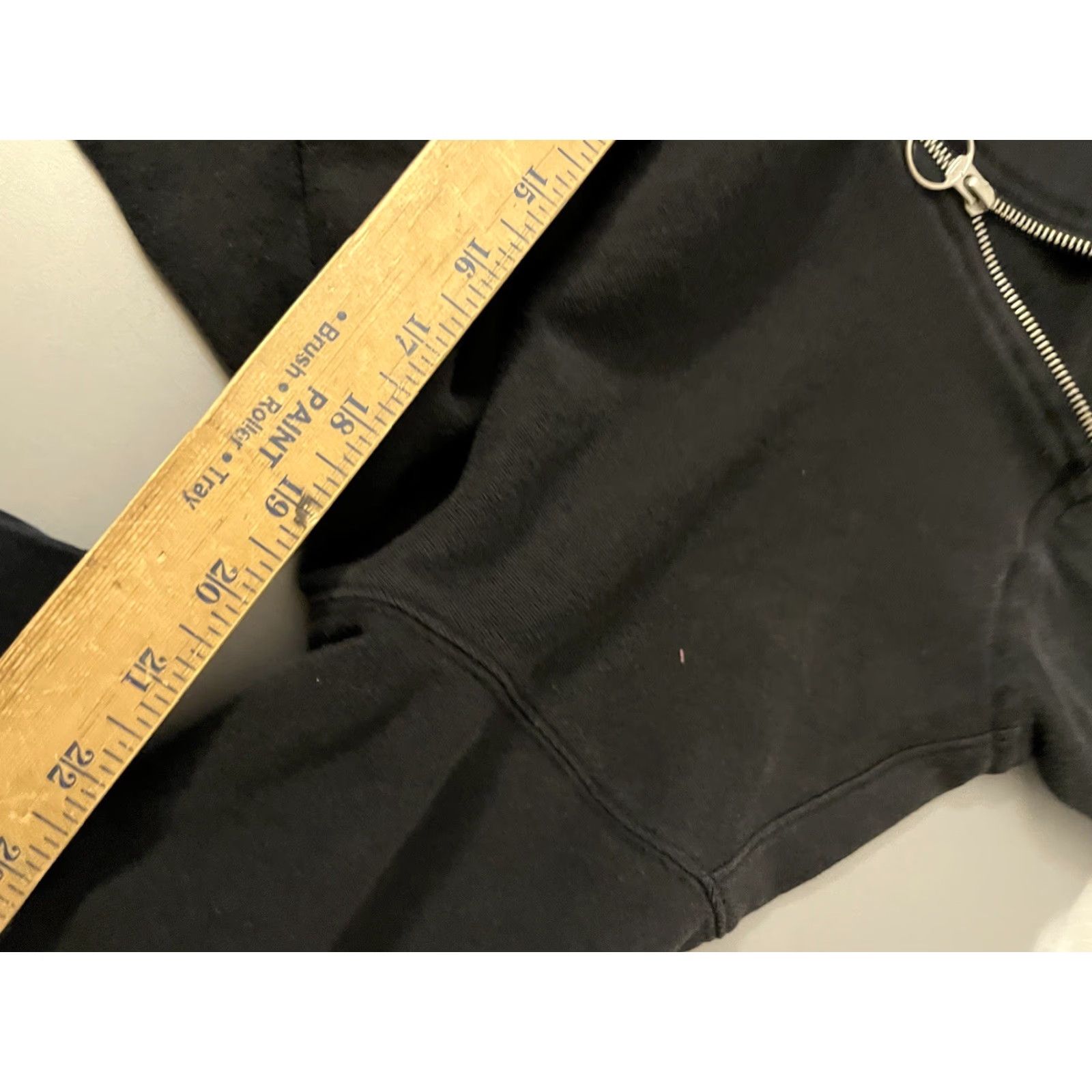 Pinko Pink Victoria Secret Women 1/4 Zip Hoodie Size Small Black Graphic Size S / US 4 / IT 40 - 4 Thumbnail