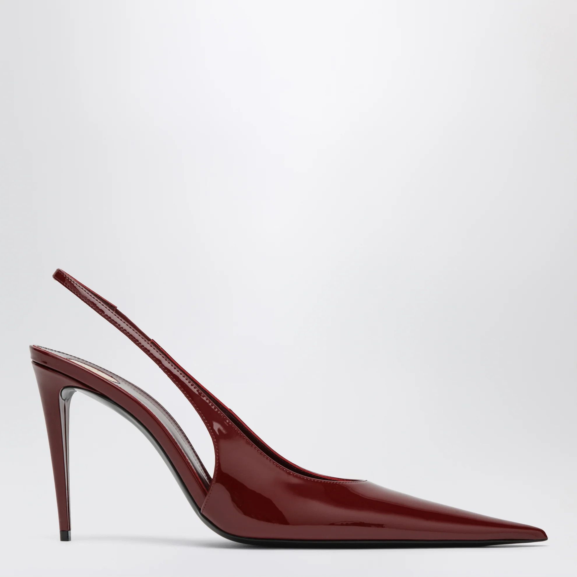 Saint Laurent Paris o1d2blof0526 Leather Patent Slingback Pumps in Red Size US 6 / IT 36 - 1 Thumbnail