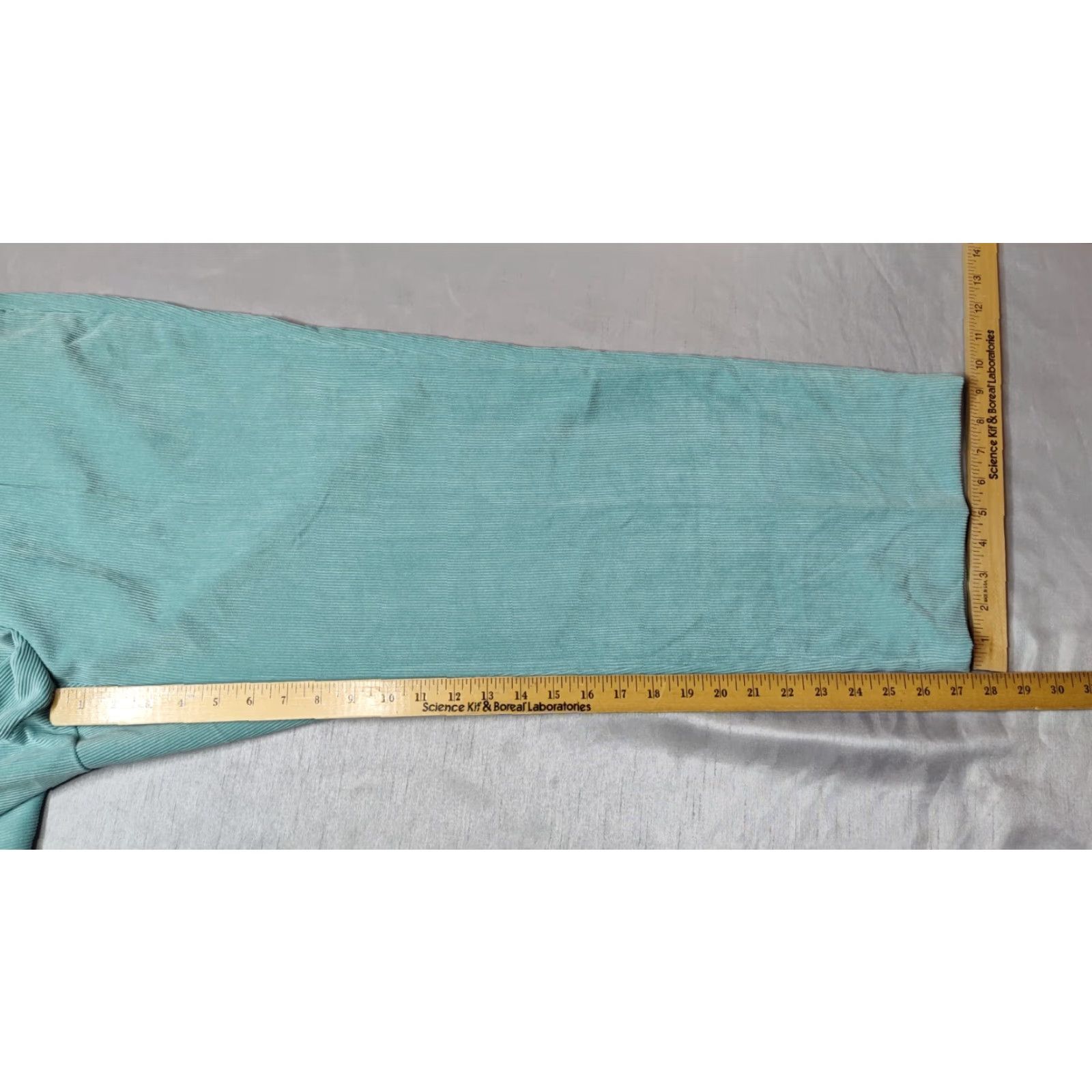 Vintage Alfred Dunner St Moritz Women Plus 16W Seafoam Corduroy Pants NEW Pull On Size 38" / US 16 / IT 52 - 4 Thumbnail