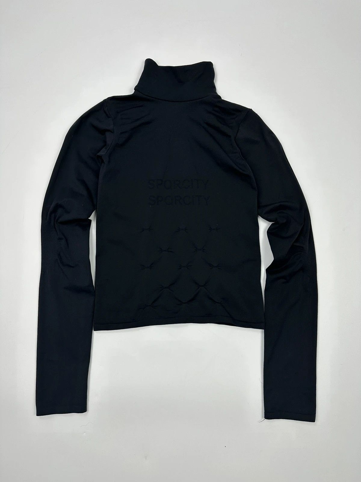 Marithe + Francois Girbaud Marithé François Girbaud Dark Navy High Neck Sporty Top Size S / US 4 / IT 40 - 1 Thumbnail