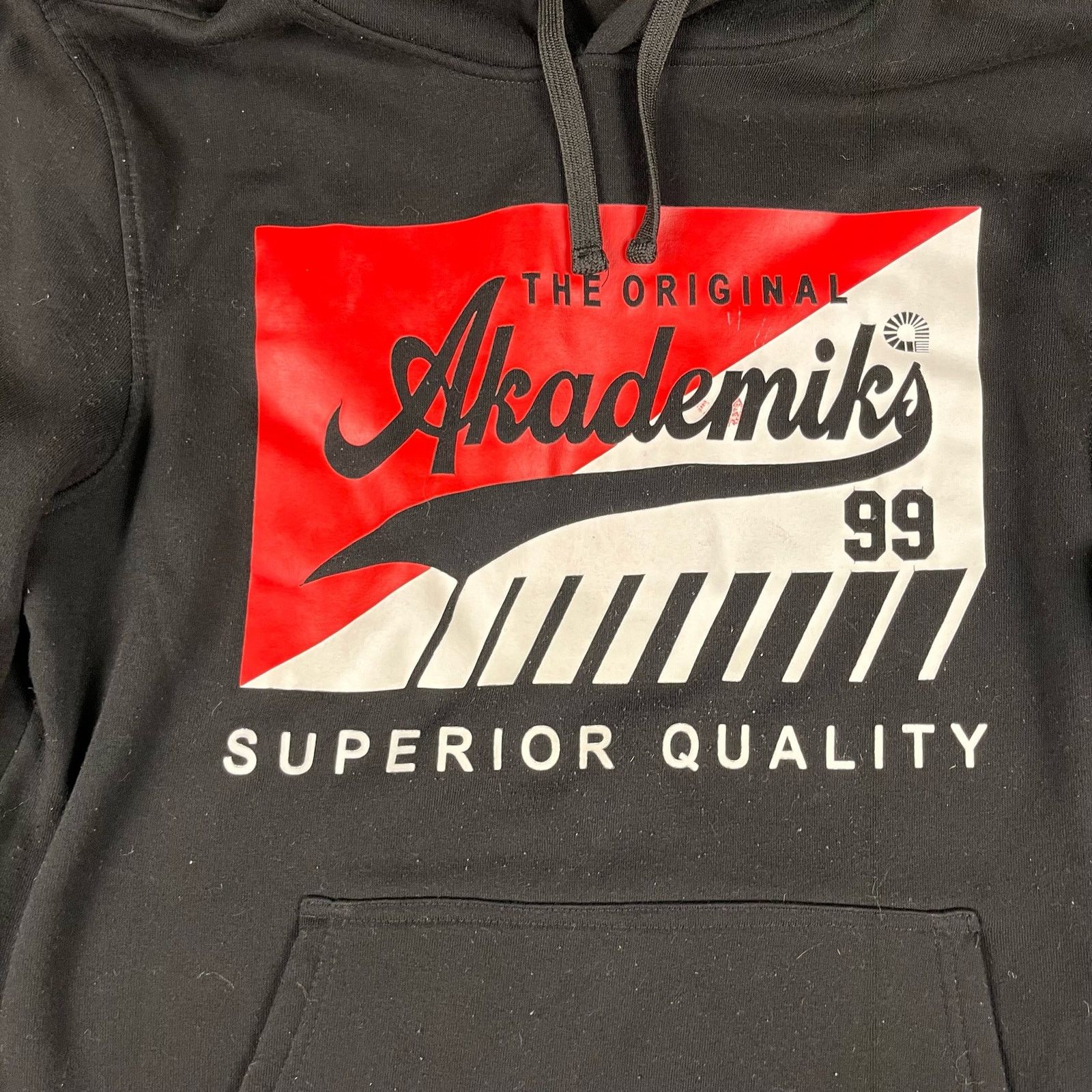 Akademiks Vintage Y2K Akademiks Streetwear Puffy Graphic Hoodie P-11 Size US L / EU 52-54 / 3 - 2 Thumbnail