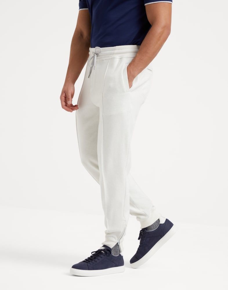 o1w1db10825 Drawstring-Waistband Track Pants in White