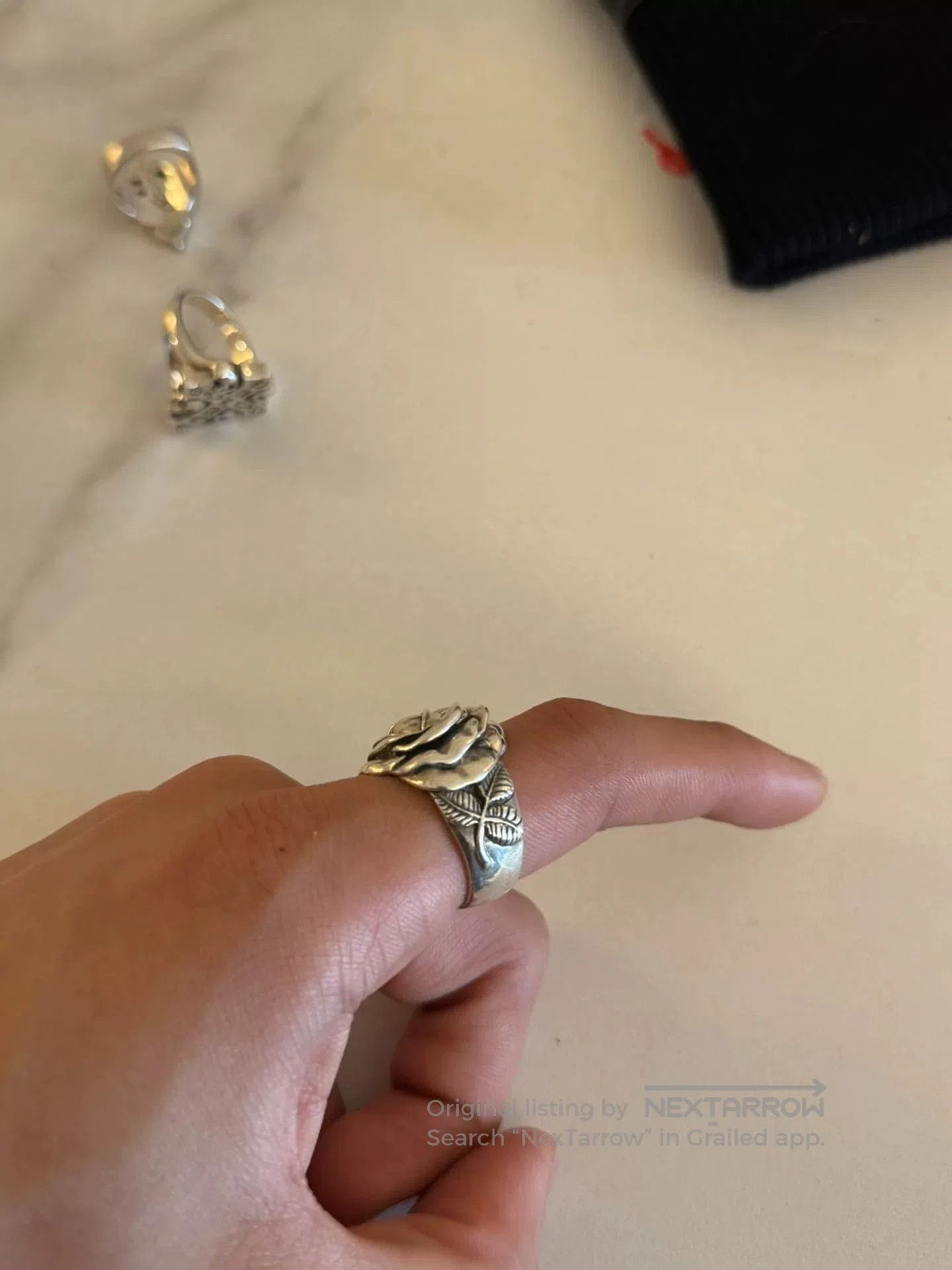 The Great Frog The Great Frog Rose Ring. Size ONE SIZE - 3 Thumbnail