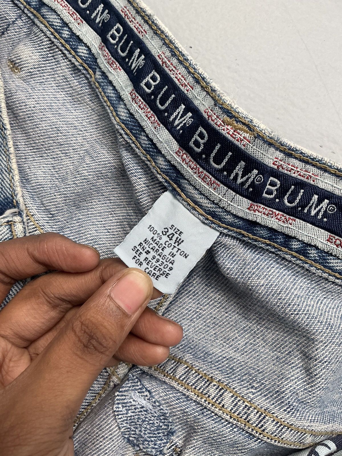 Designer Vintage BUM dusty short Size US 34 / EU 50 - 7 Thumbnail