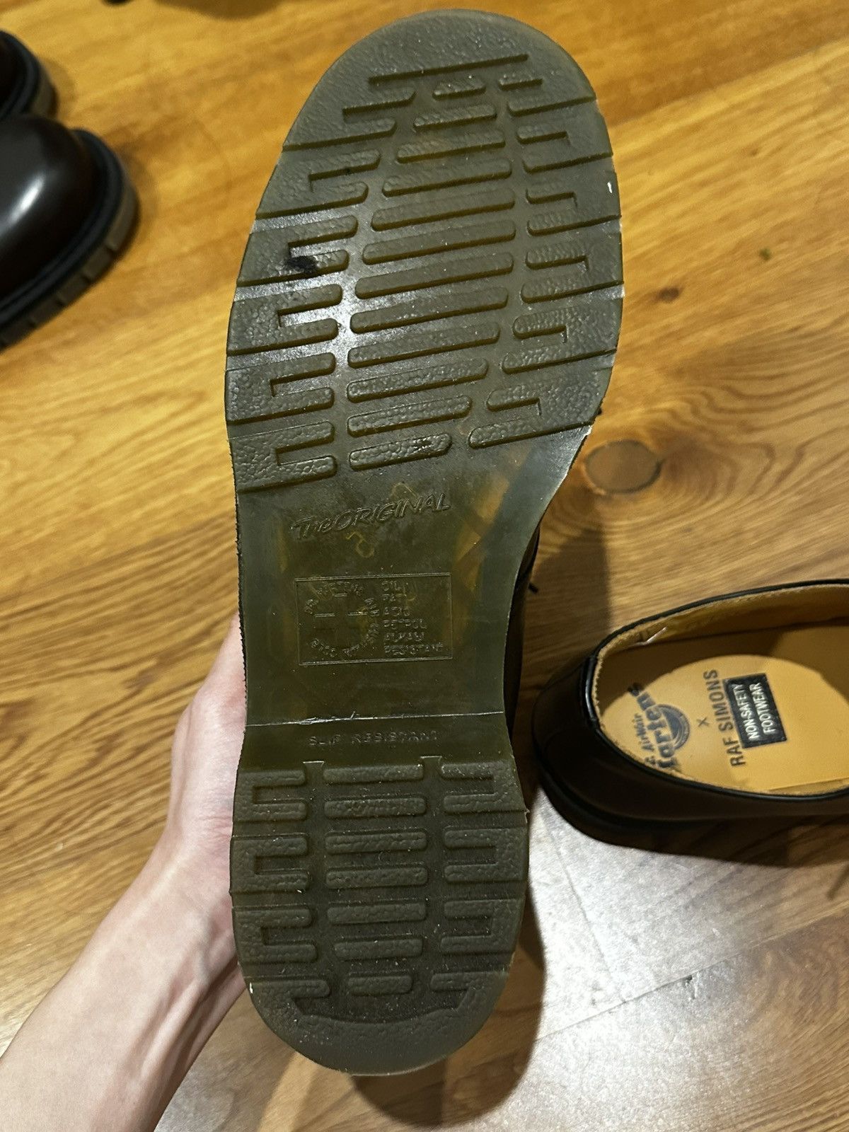 Dr. Martens × Raf Simons Raf simons & Dr. Martens single steel toe derby Size US 10 / EU 43 - 8 Thumbnail