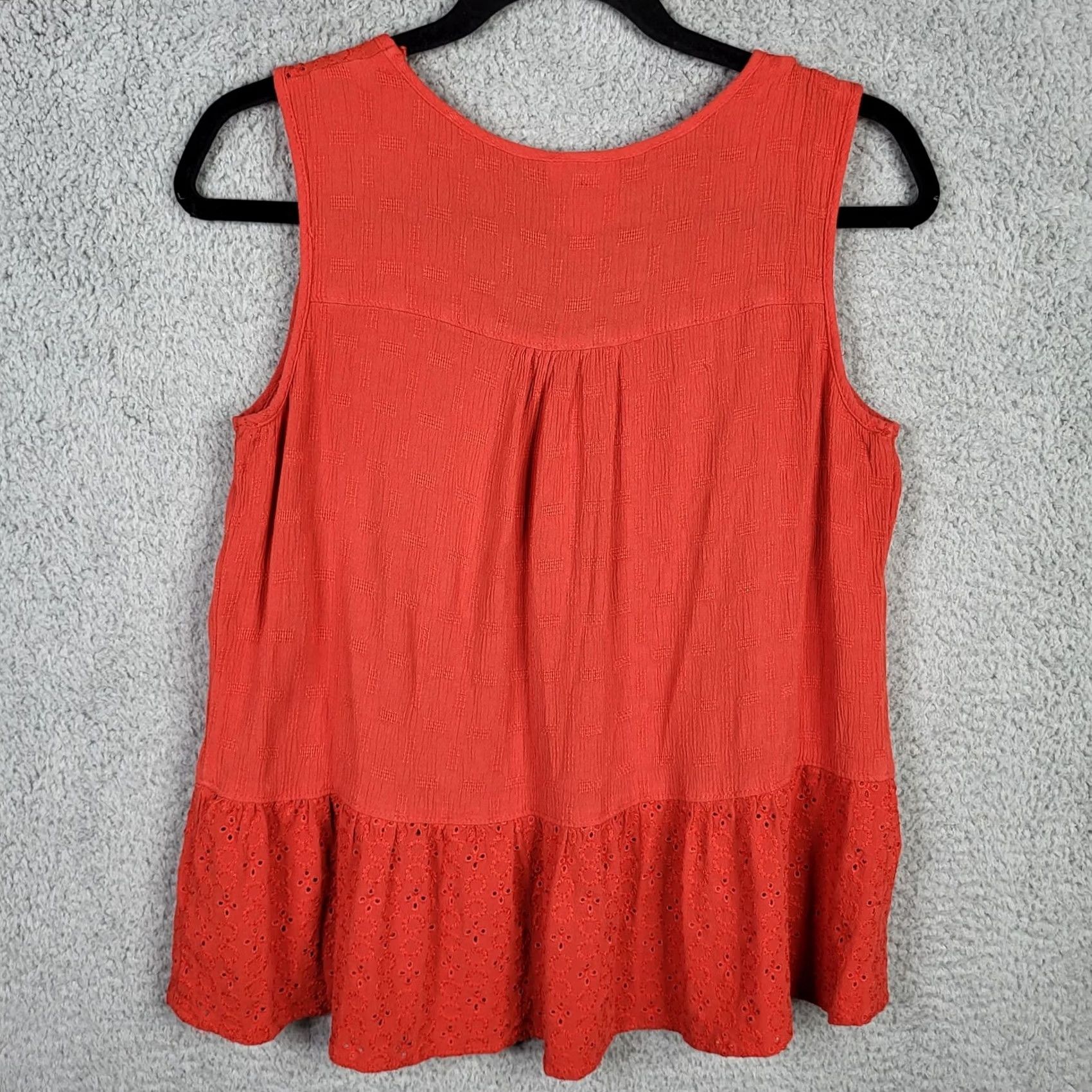 Vintage KNOX ROSE Women’s Red Tank Sleeveless Round Neck Casual Top M Size M / US 6-8 / IT 42-44 - 7 Thumbnail