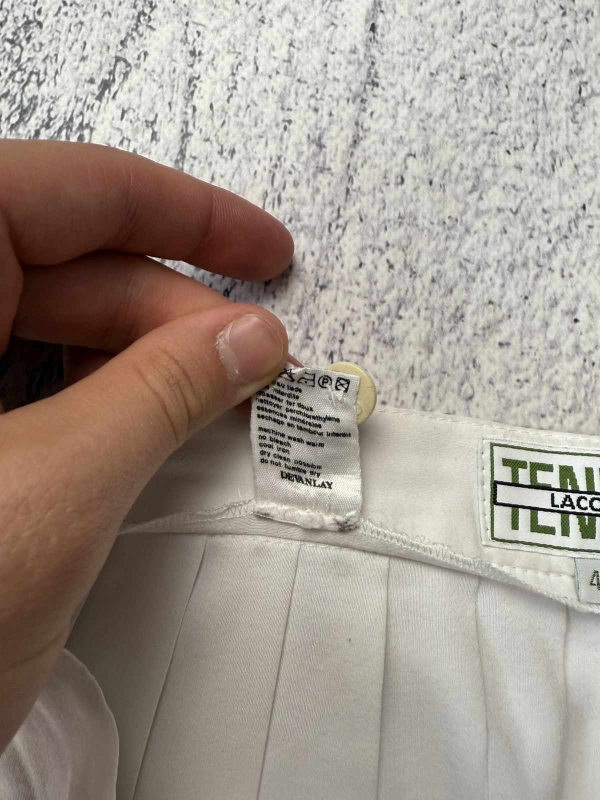 Lacoste Vintage 90’s Lacoste Tennis Skirt Old Money Size 27" / US 4 / IT 40 - 15 Thumbnail