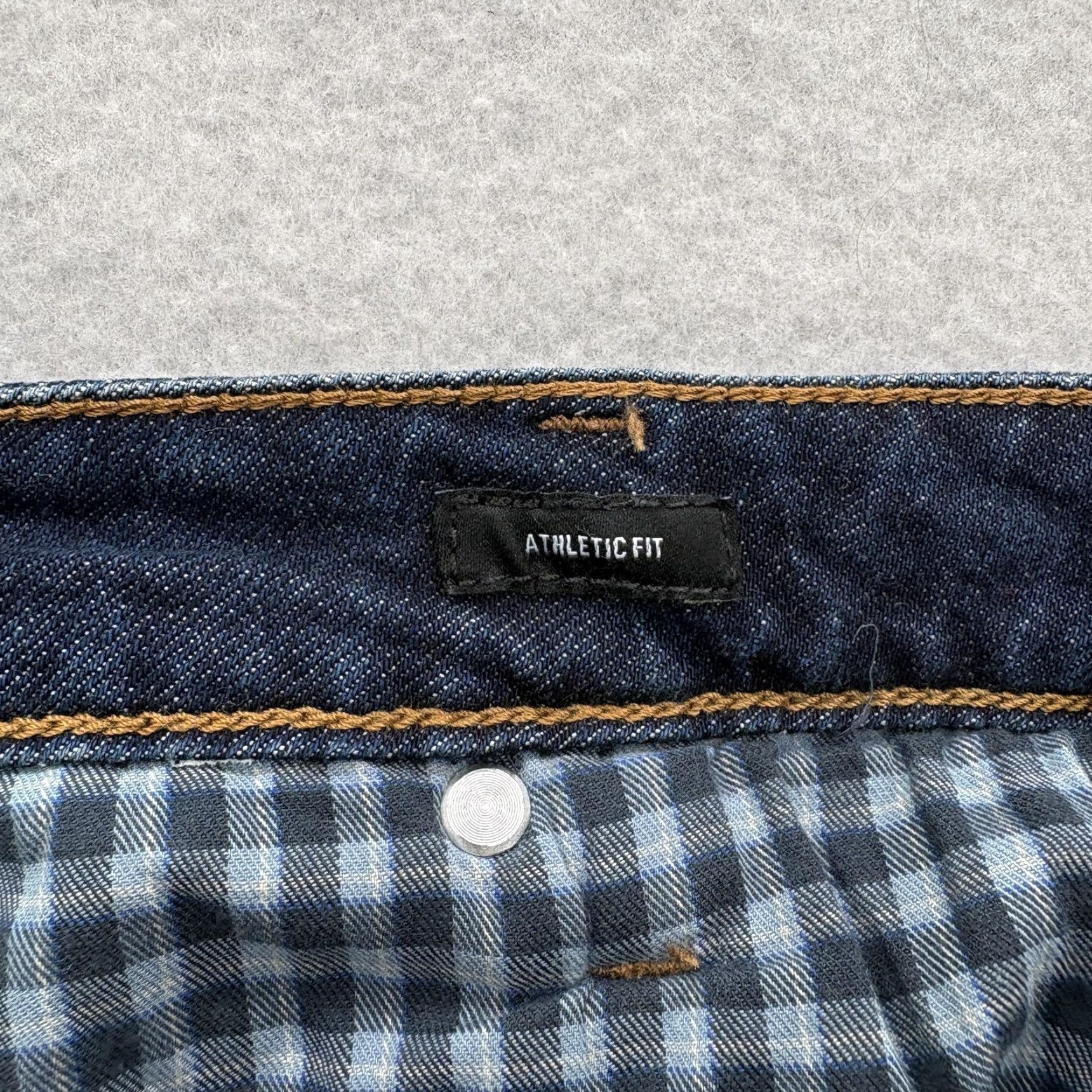 Bonobos Bonobos Jeans Mens 40x32 Athletic Fit Denim Blue Dark Wash Lined Pocket Zip Fly 5-Pocket Size US 40 / EU 56 - 5 Thumbnail