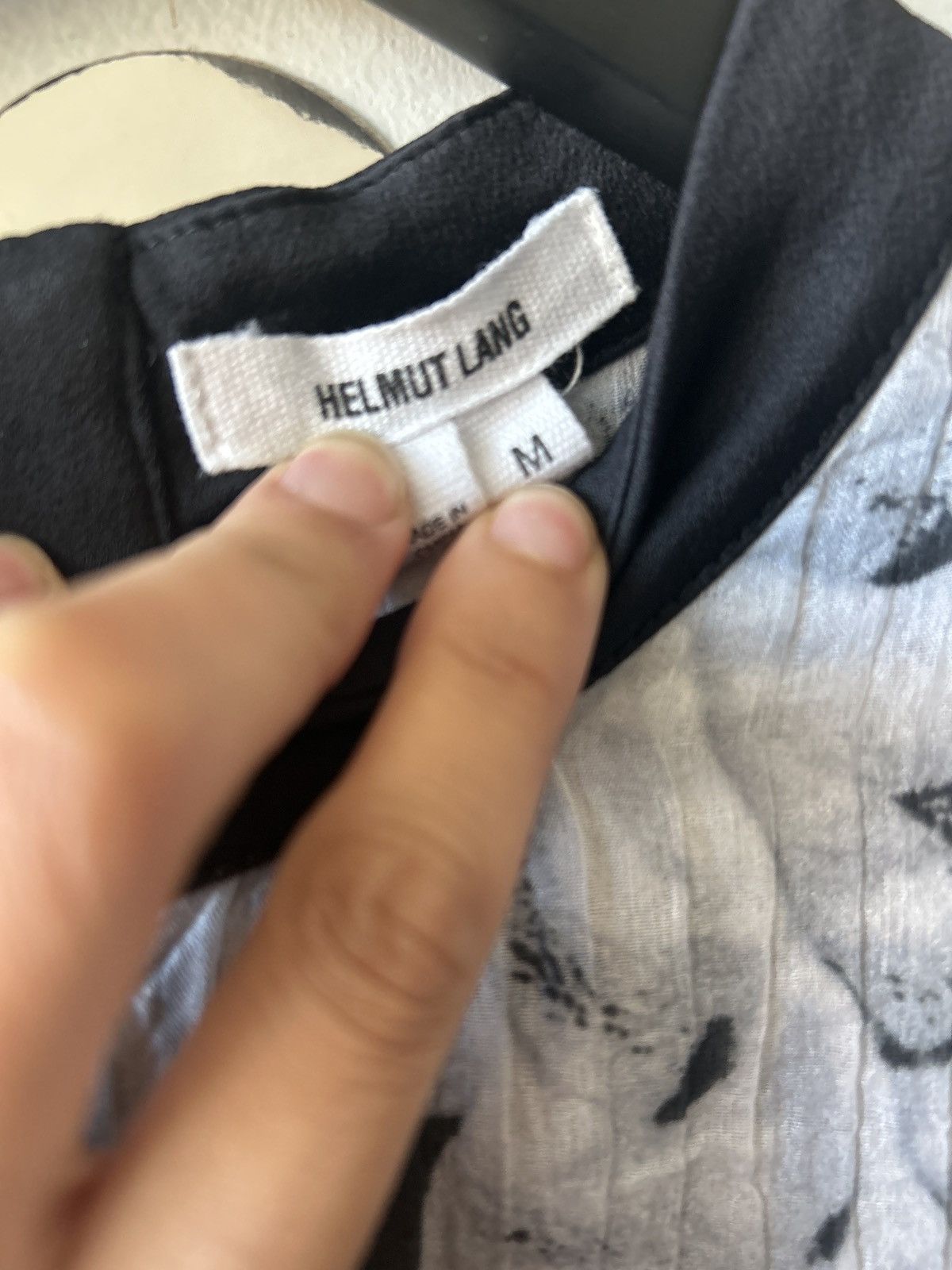 Helmut Lang HELMUT LANG | Crinkled blouse | Size Medium Size M / US 6-8 / IT 42-44 - 4 Thumbnail