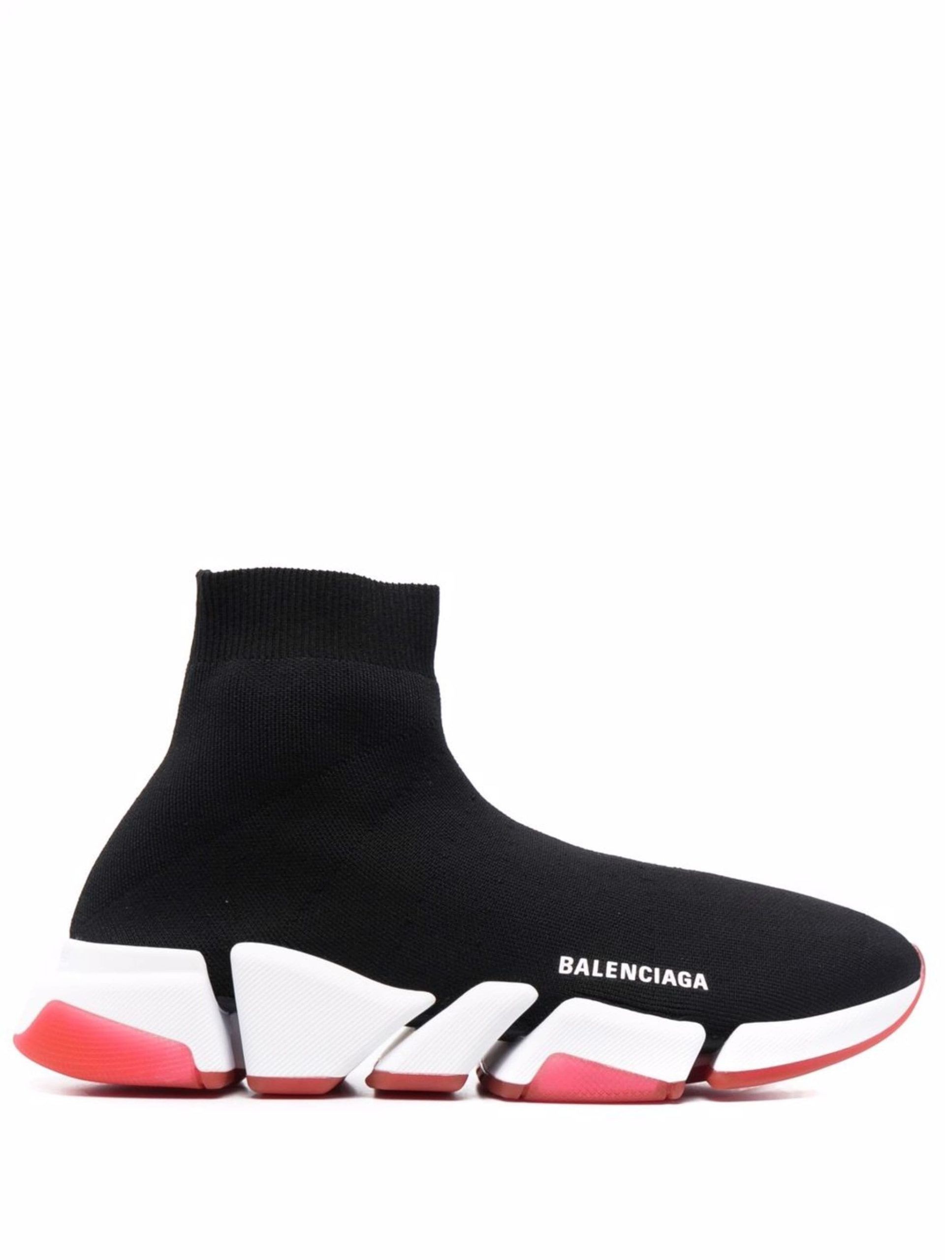 Balenciaga o1bcso1str1024 Speed 2.0 Recycled Knit Sneakers Transparent Size US 10 / IT 40 - 1 Thumbnail