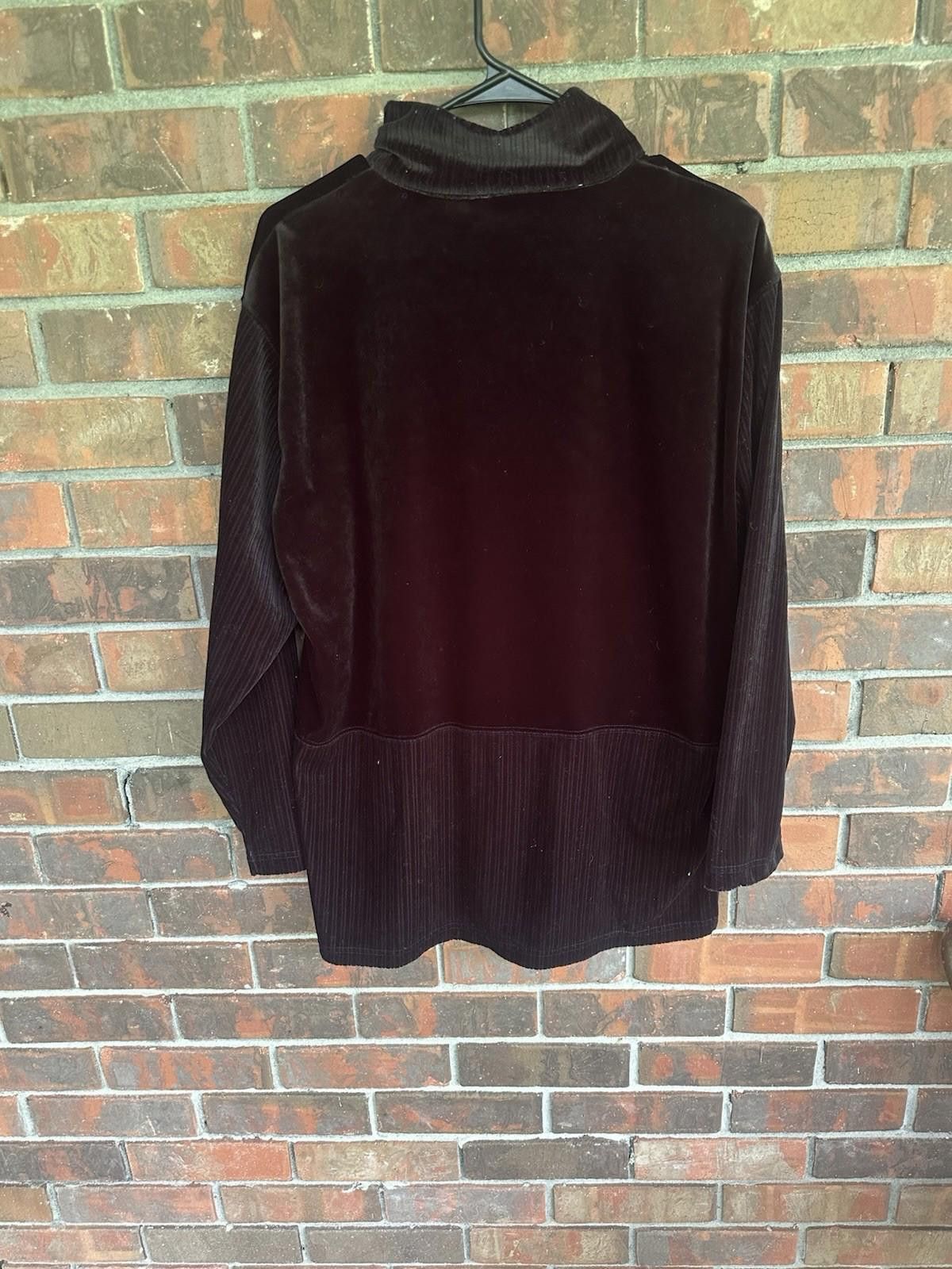 Designer Vintage Jaqueline Smith Sport Medium Pullover Black Gold Size M / US 6-8 / IT 42-44 - 7 Thumbnail