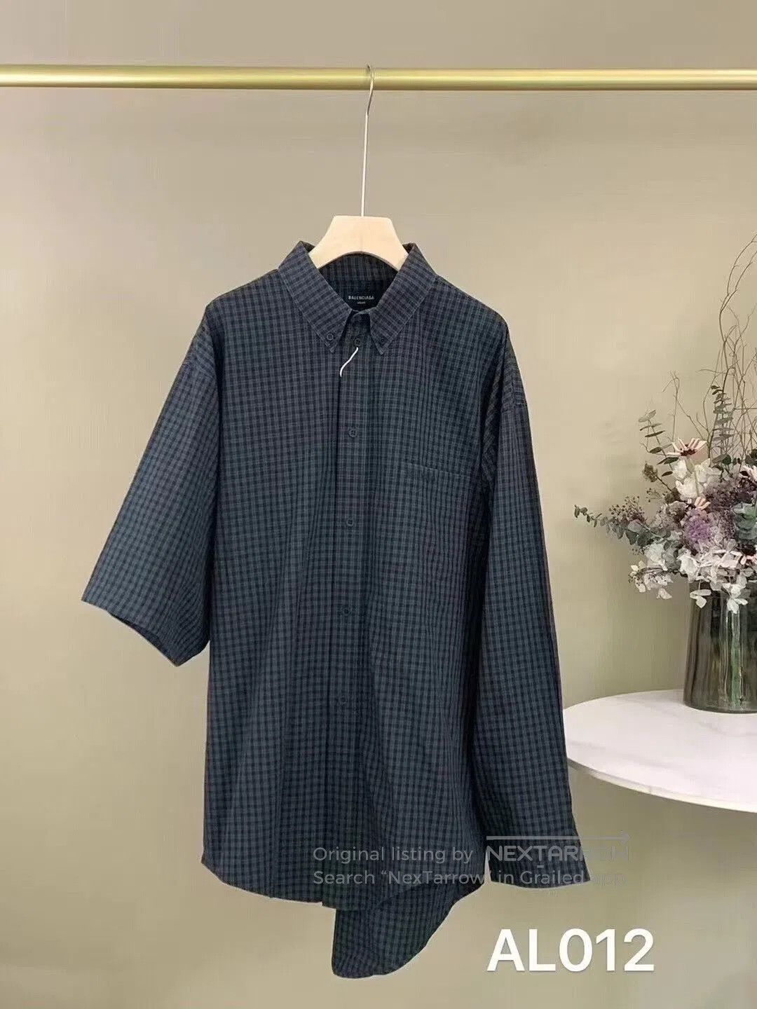 Balenciaga irregular checkered shirt by balenciaga. Size US XS / EU 42 / 0 - 1 Thumbnail