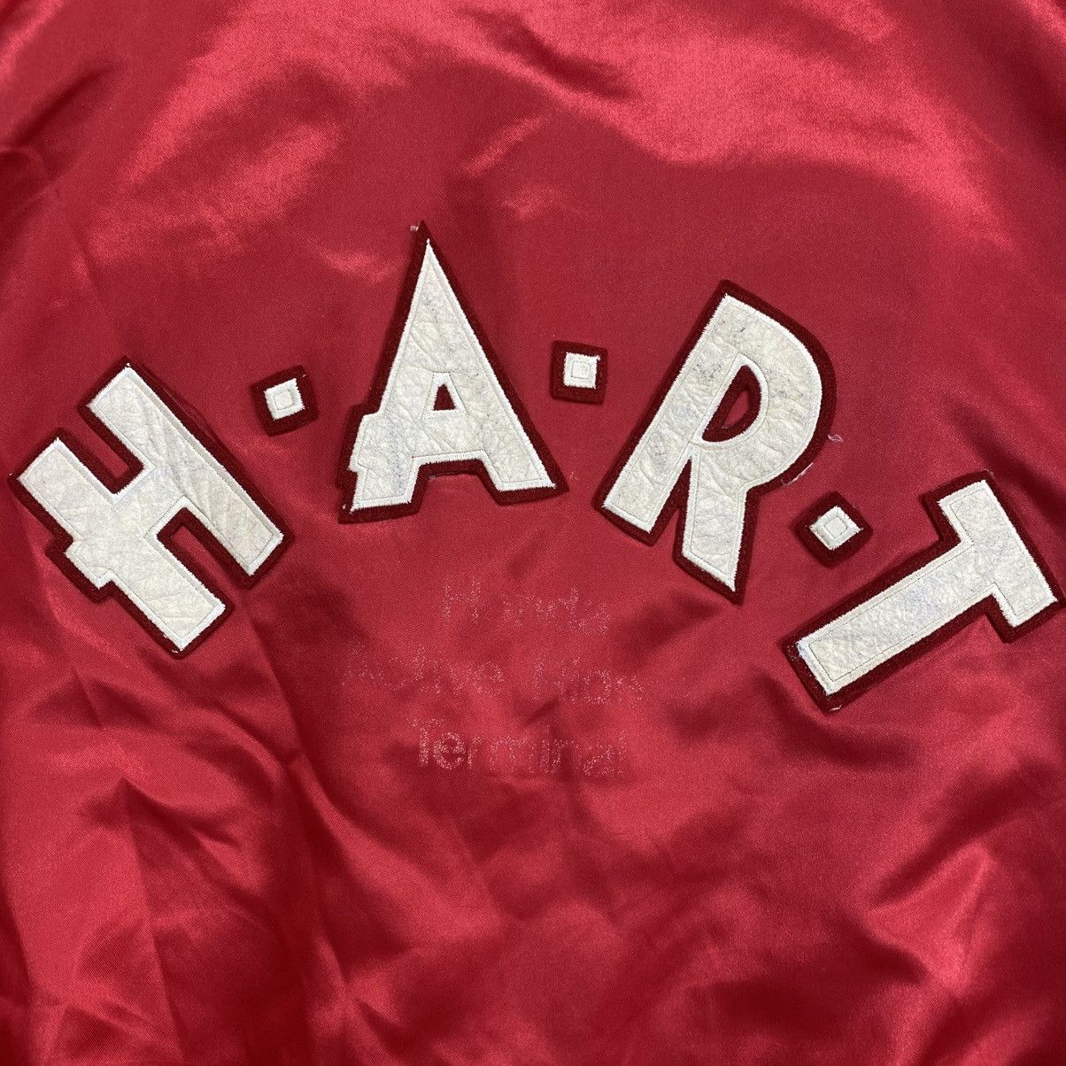 Honda Vintage H.A.R.T Honda Active Riders Terminal Varsity Jacket Size US M / EU 48-50 / 2 - 3 Thumbnail