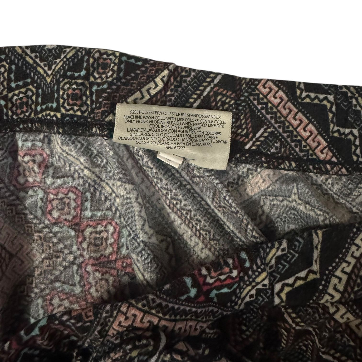 Other Bobbie Brooks Women’s Geometric Patterned High Slit Skirt XL Size 34" / US 12 / IT 48 - 3 Thumbnail