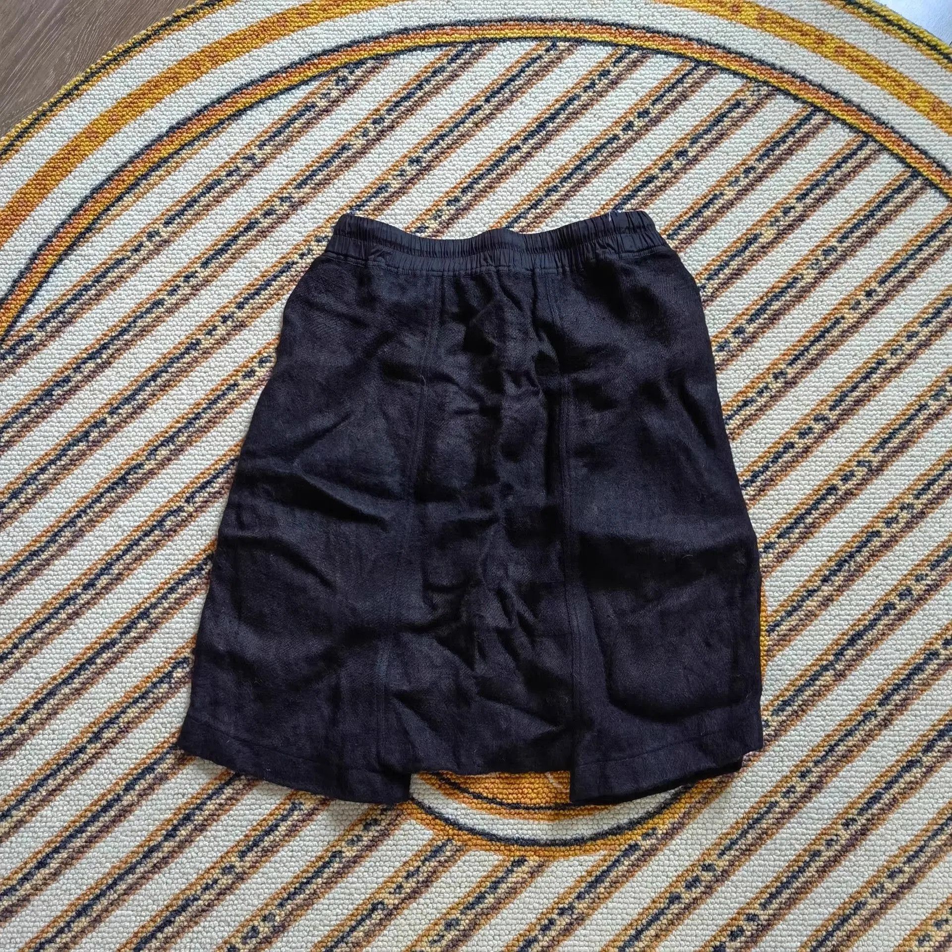 Rick Owens Black Drawstring Casual Shorts. Size US 34 / EU 50 - 4 Thumbnail