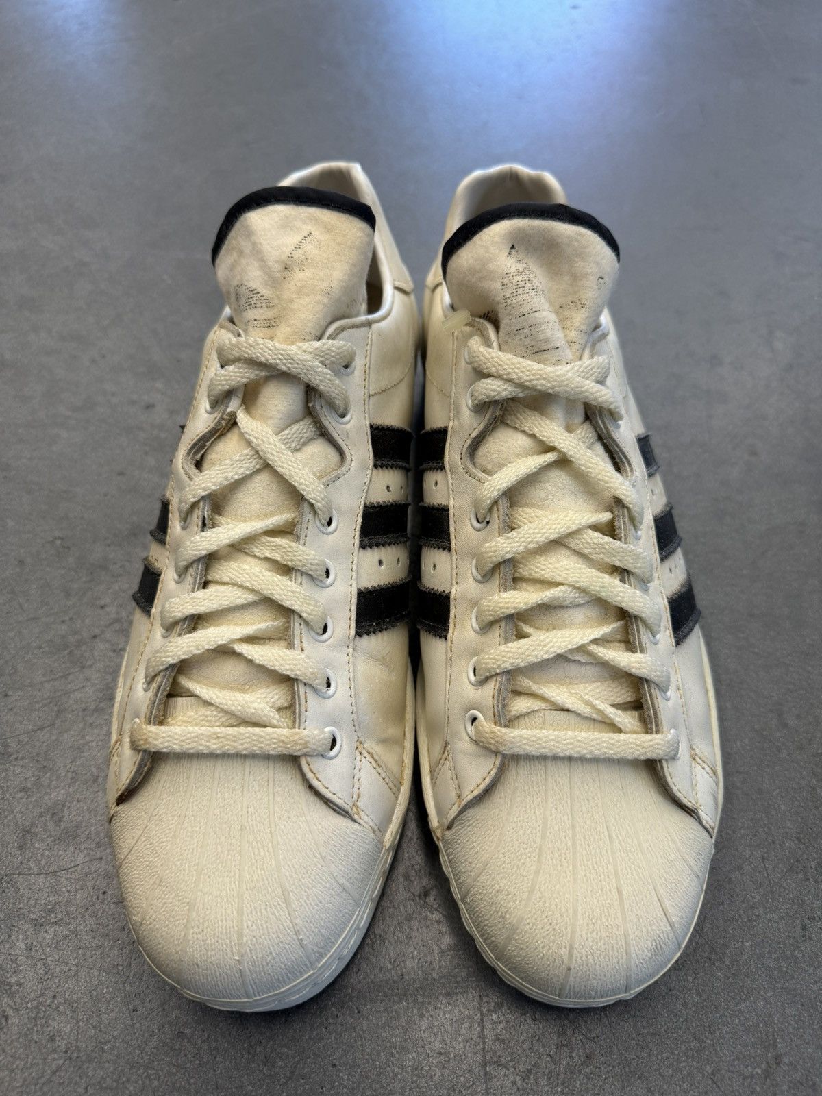 Adidas 1980s Vintage Adidas Superstar Sneakers Made In France Size US 10 / EU 43 - 15 Thumbnail