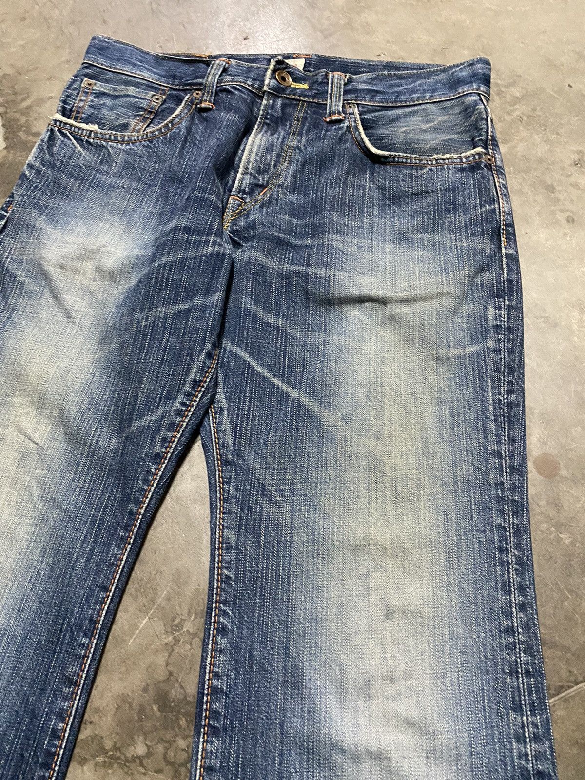 Edwin × If Six Was Nine × Tornado Mart Flare Jeans Vintage Edwin Distressed Denim @act231 Size US 30 / EU 46 - 10 Thumbnail