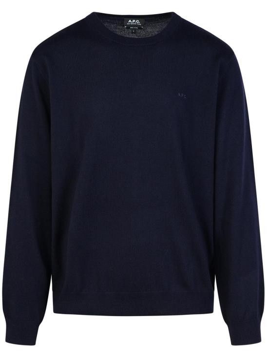 A.P.C. A.P.C. Men Sweater WVAWM H23285 IAK Blue Size US S / EU 44-46 / 1 - 1 Thumbnail