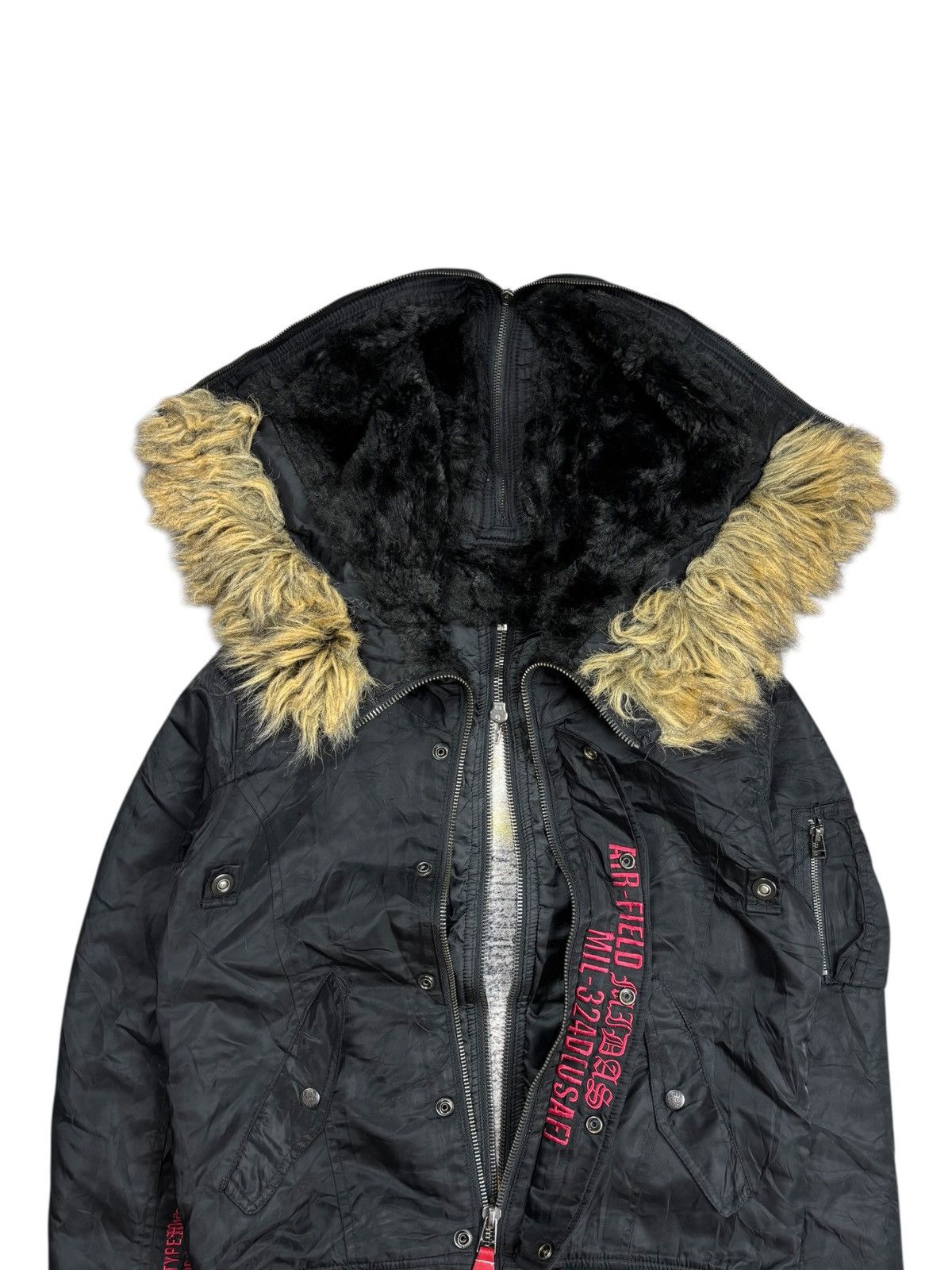 Ekam Archive Midas - Fur Hoodie Extreme Pilot Jacket Size US M / EU 48-50 / 2 - 8 Thumbnail