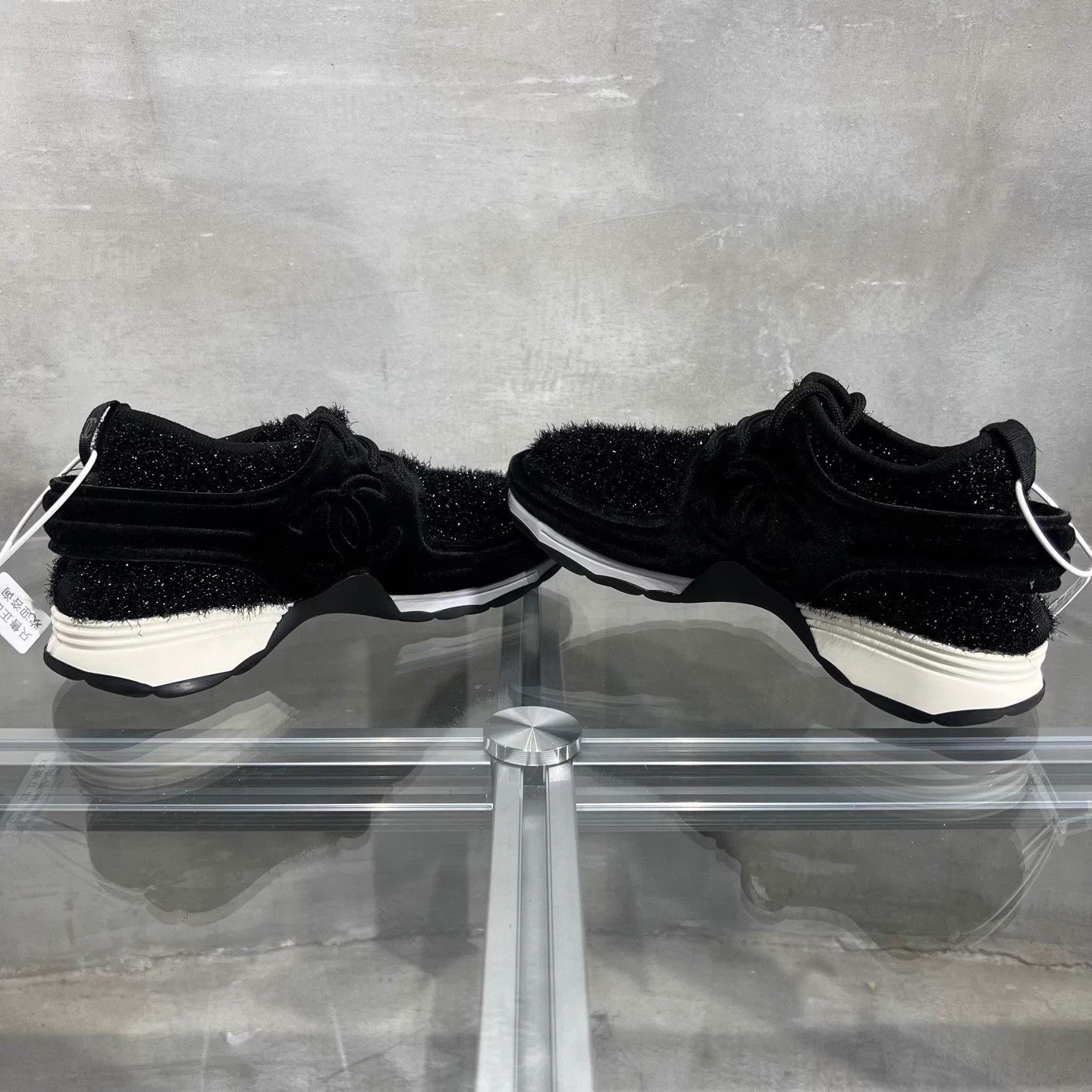 Chanel Chanel casual sneakers black 39 Size US 8 / IT 38 - 5 Thumbnail