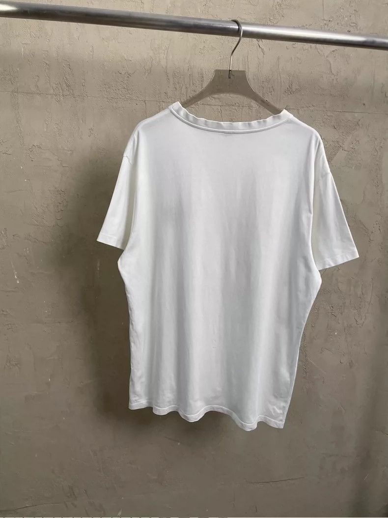Loewe loewe White embroidered small logo short sleeve 2506-Nextar Size US M / EU 48-50 / 2 - 2 Thumbnail
