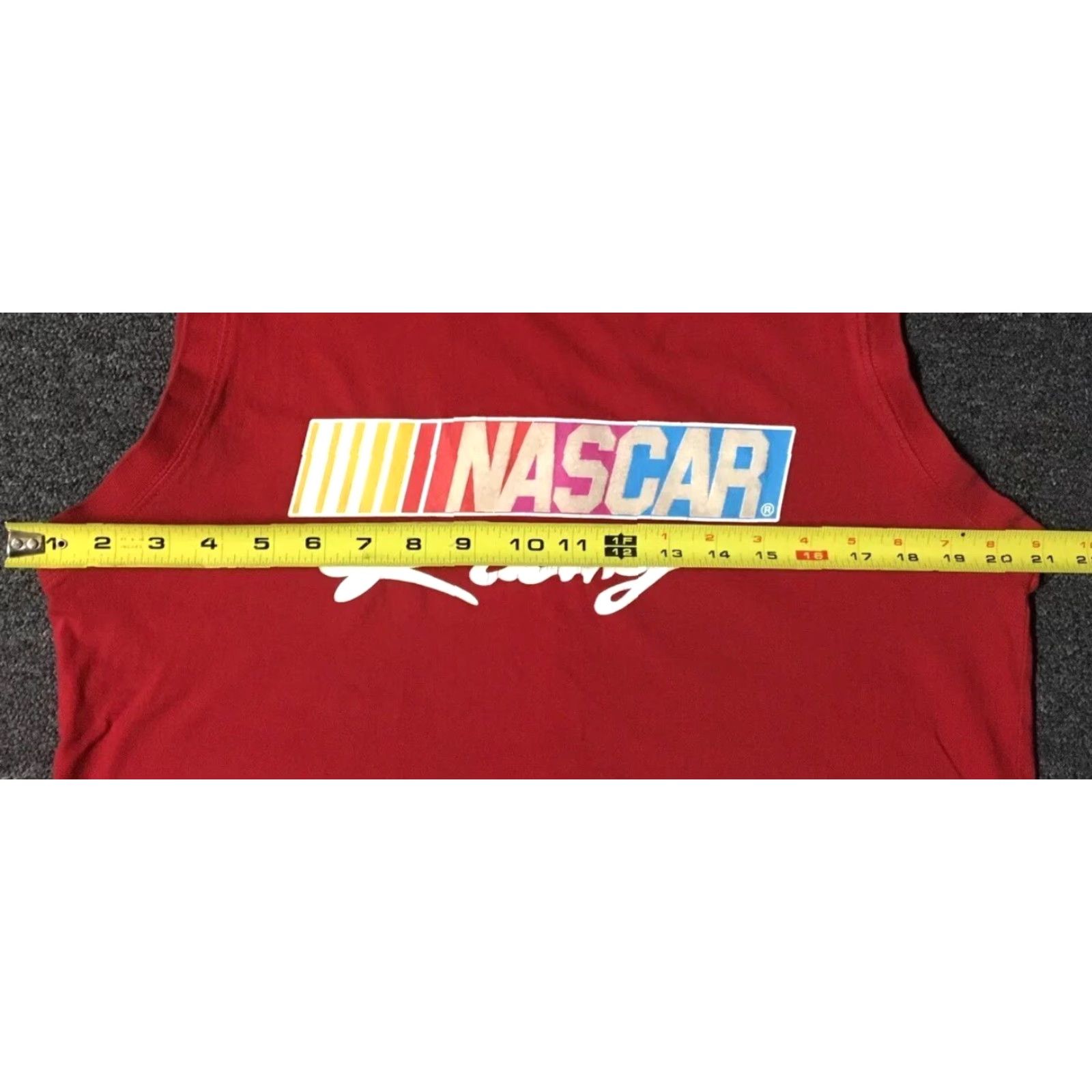 NASCAR VINTAGE NASCAR Racing Shirt Men Sleeveless Large Red USA Racing 90s Cars Beer Dale Earnhardt Driving Size US L / EU 52-54 / 3 - 7 Thumbnail