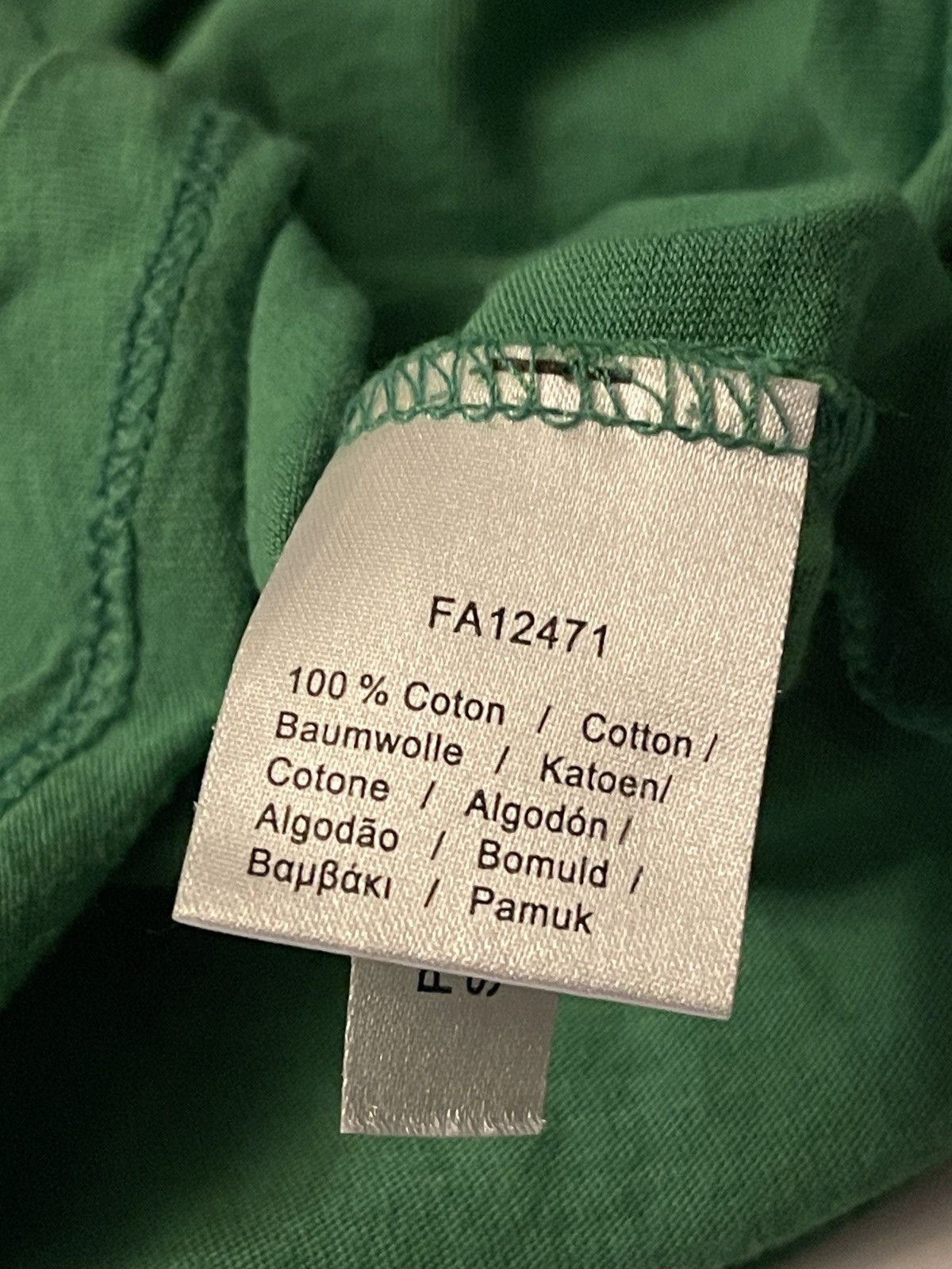 Lacoste Lacoste Men T-Shirt Green Medium Crocodile Logo V Neck Tee Size US M / EU 48-50 / 2 - 7 Thumbnail