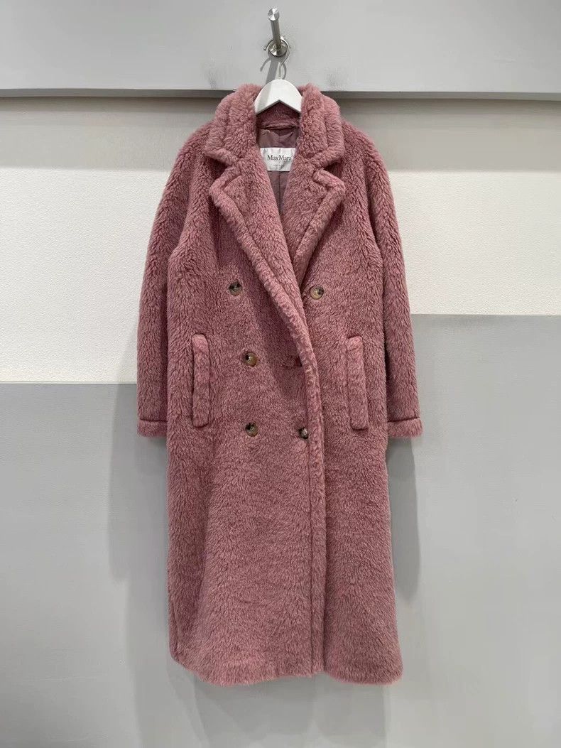 Max Mara Max Mara Pink Teddy Coat Size S / US 4 / IT 40 - 1 Thumbnail