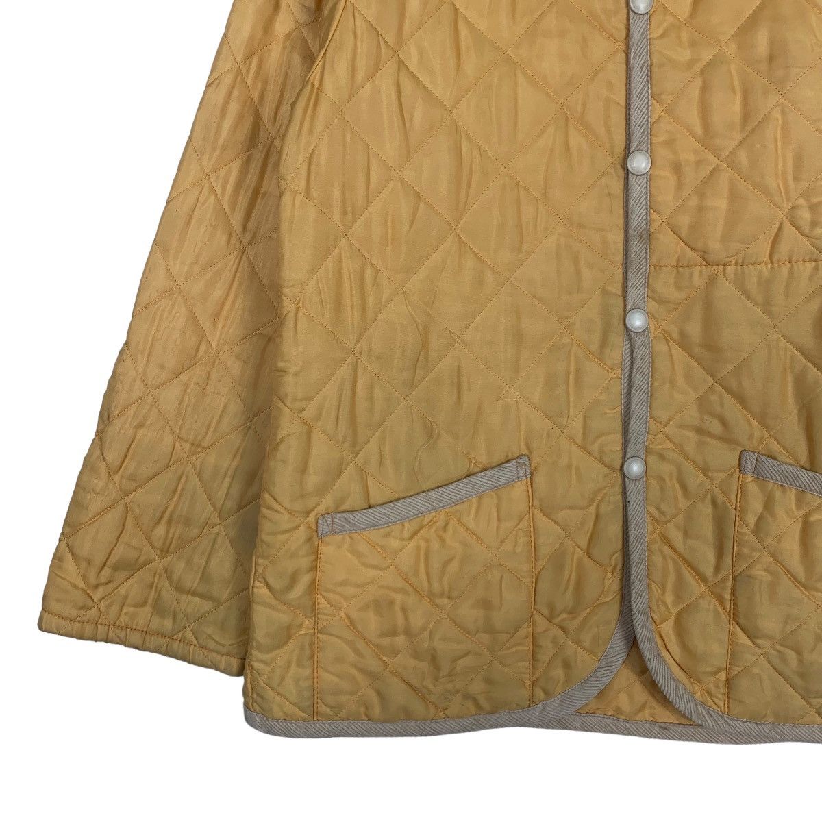 Lavenham Lavenham Made in England Yellow Quilted Jacket #0431-C20 Size US S / EU 44-46 / 1 - 3 Thumbnail