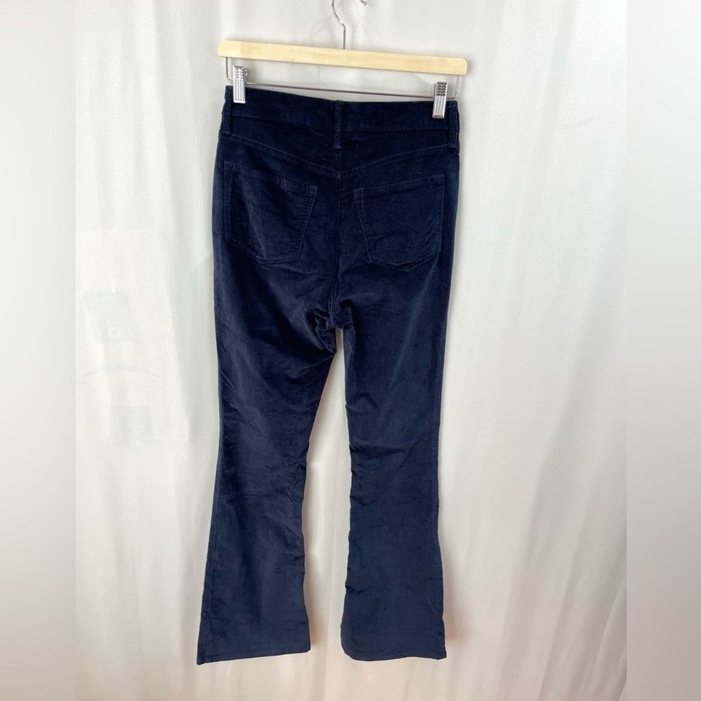 Other Old Navy Navy Extra High Rise Flare Velvet Jeans Size 4 Size 27" / US 4 / IT 40 - 3 Thumbnail