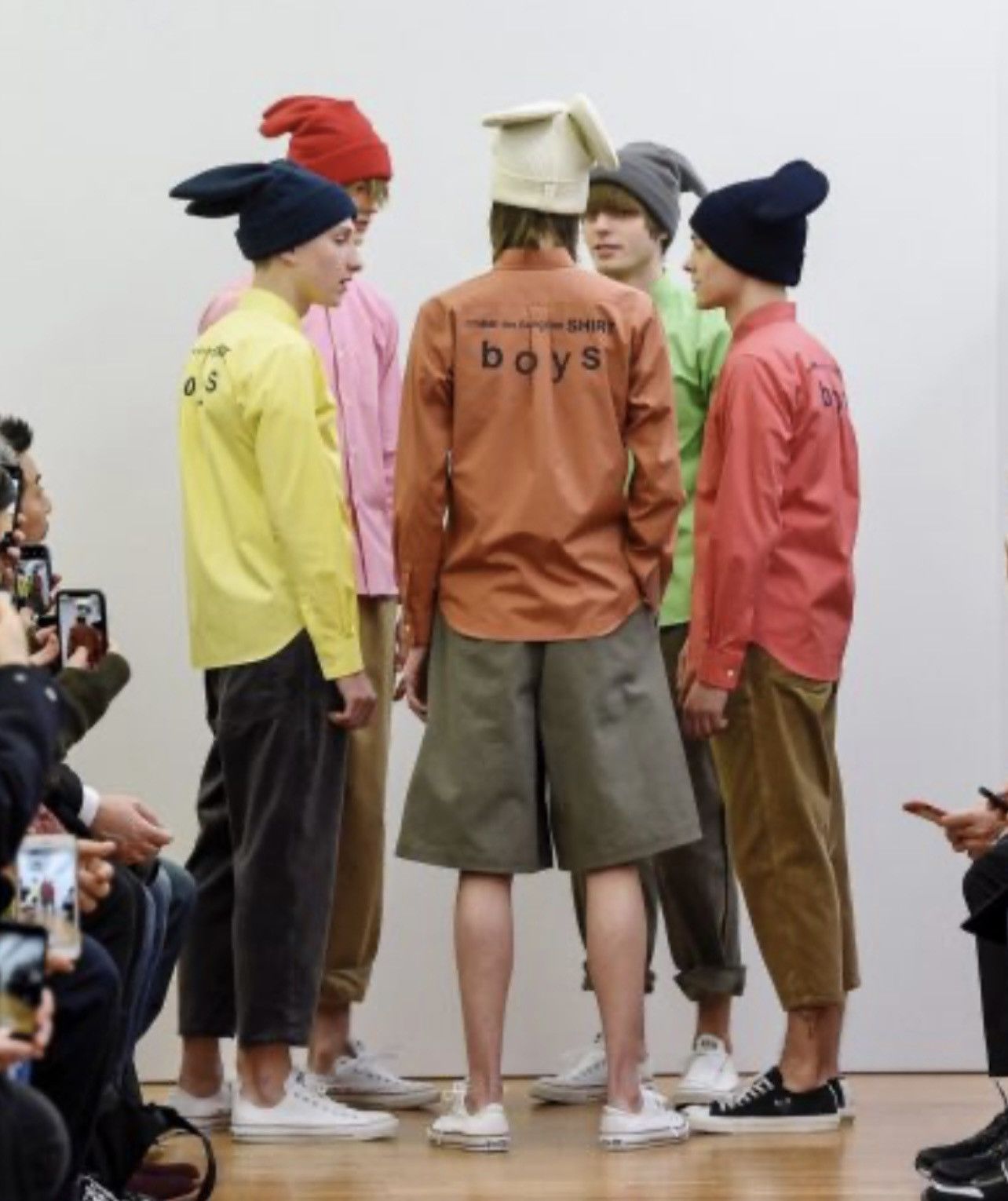 Comme des Garcons × Comme des Garcons SHIRT 🐰 CDG comme des garçons Shirt Boys bunny beanie cap Hat Size ONE SIZE - 3 Thumbnail