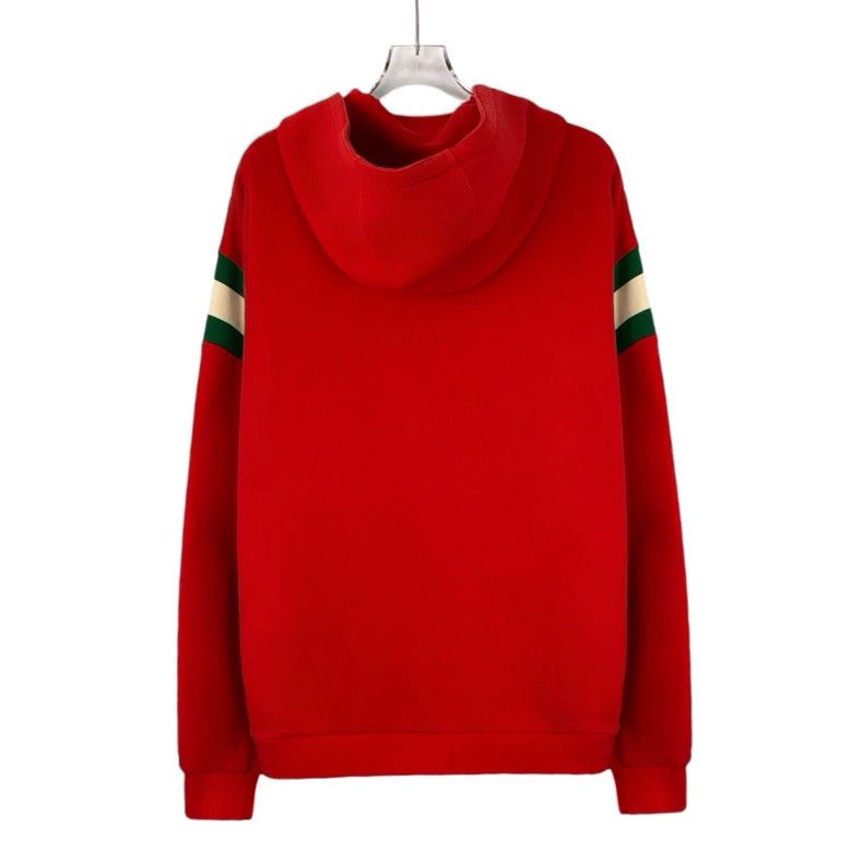 Gucci Gucci Red striped cotton hooded zipper long-sleeved sweatsh Size US XS / EU 42 / 0 - 2 Thumbnail