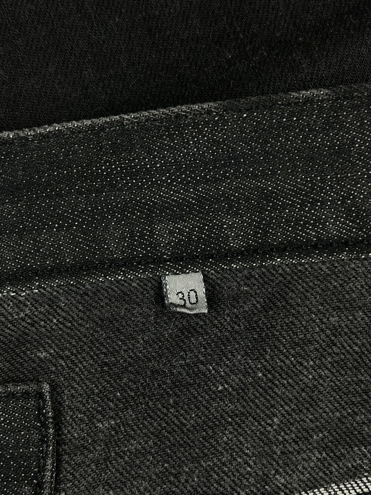 Dior AW08 Dior Homme Waxed Coated Denim Black Size US 30 / EU 46 - 11 Thumbnail