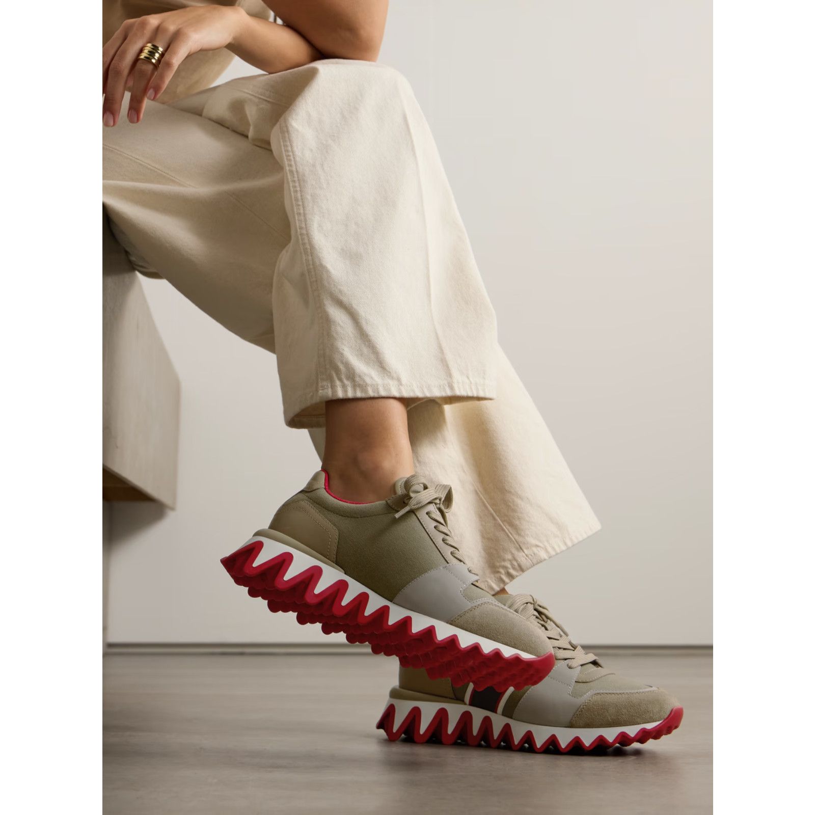 Christian Louboutin Christian Louboutin Donna Flat Platform Lowtop Sneaker 41 Size US 11 / IT 41 - 5 Thumbnail