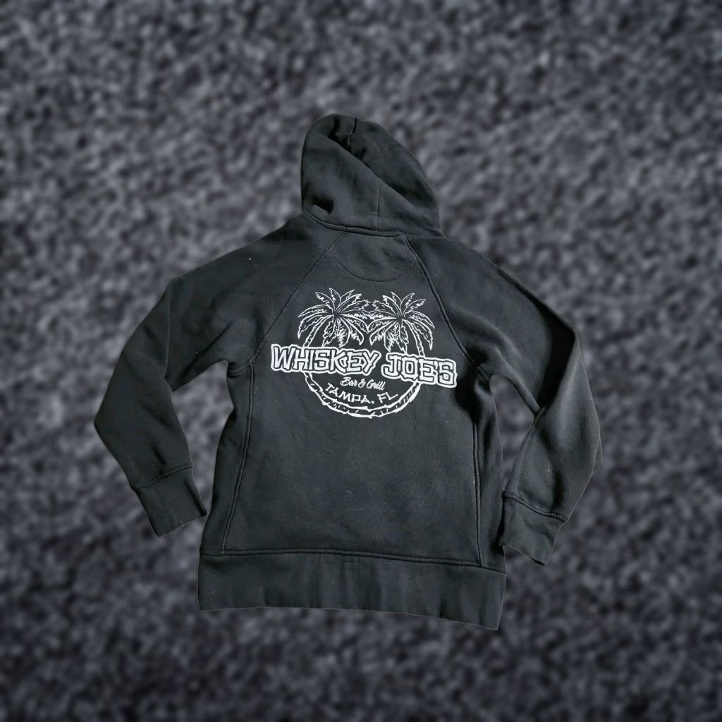 Doublet VINTAGE 4sight Hoodie Adult XS Black Whiskey Joe's Bar And Grill Tampa FL Pullover Mens Size US XS / EU 42 / 0 - 1 Thumbnail