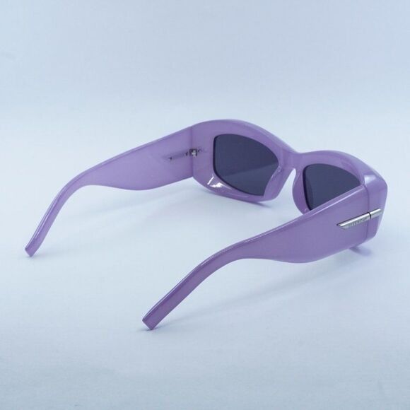 Givenchy Givenchy GV40044U 78A Sunglasses Geometric Lilac Frame Size ONE SIZE - 10 Thumbnail