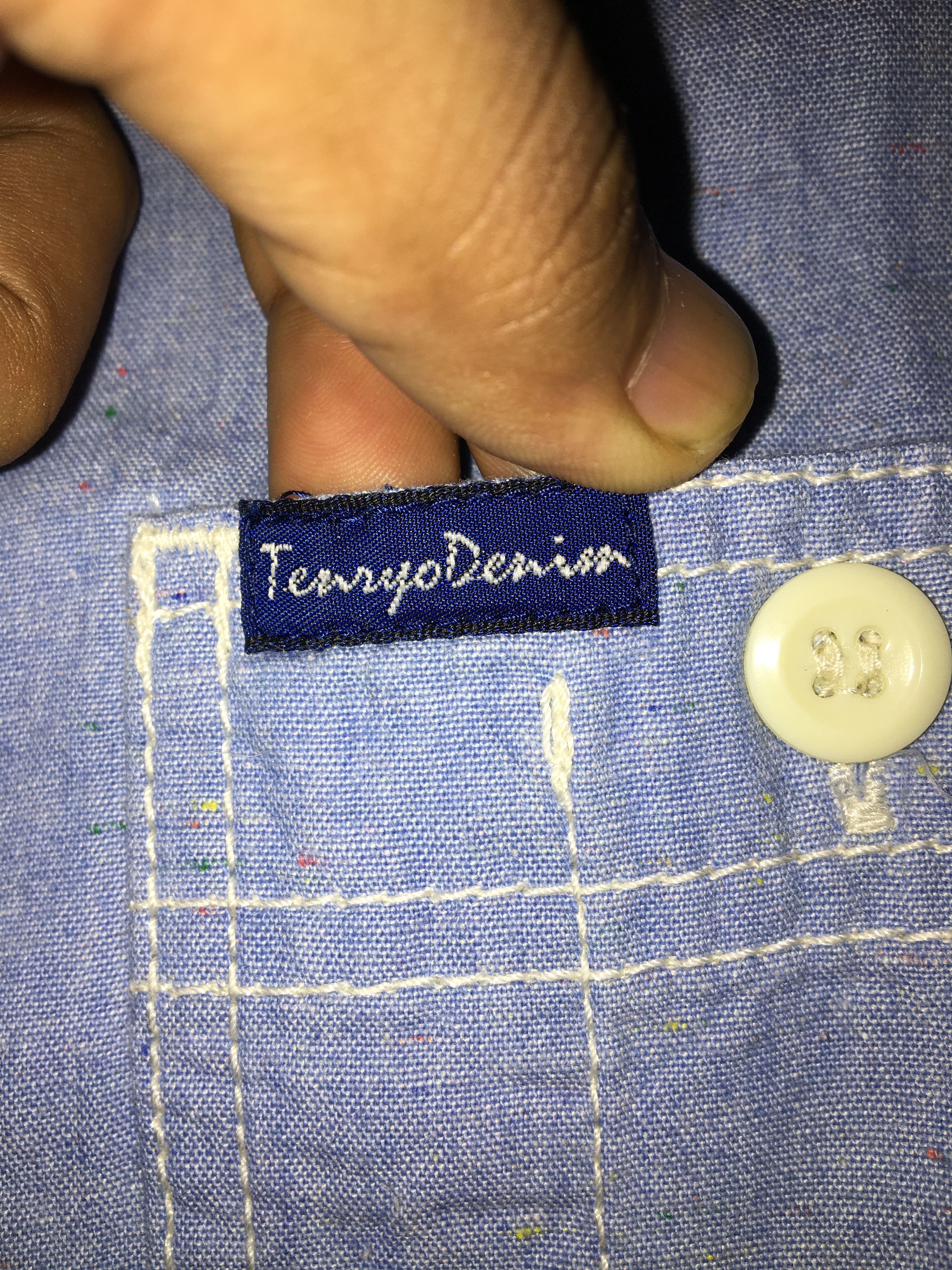 Designer × Japanese Brand TENRYO denim shirts (Button Ups) Size US L / EU 52-54 / 3 - 4 Thumbnail