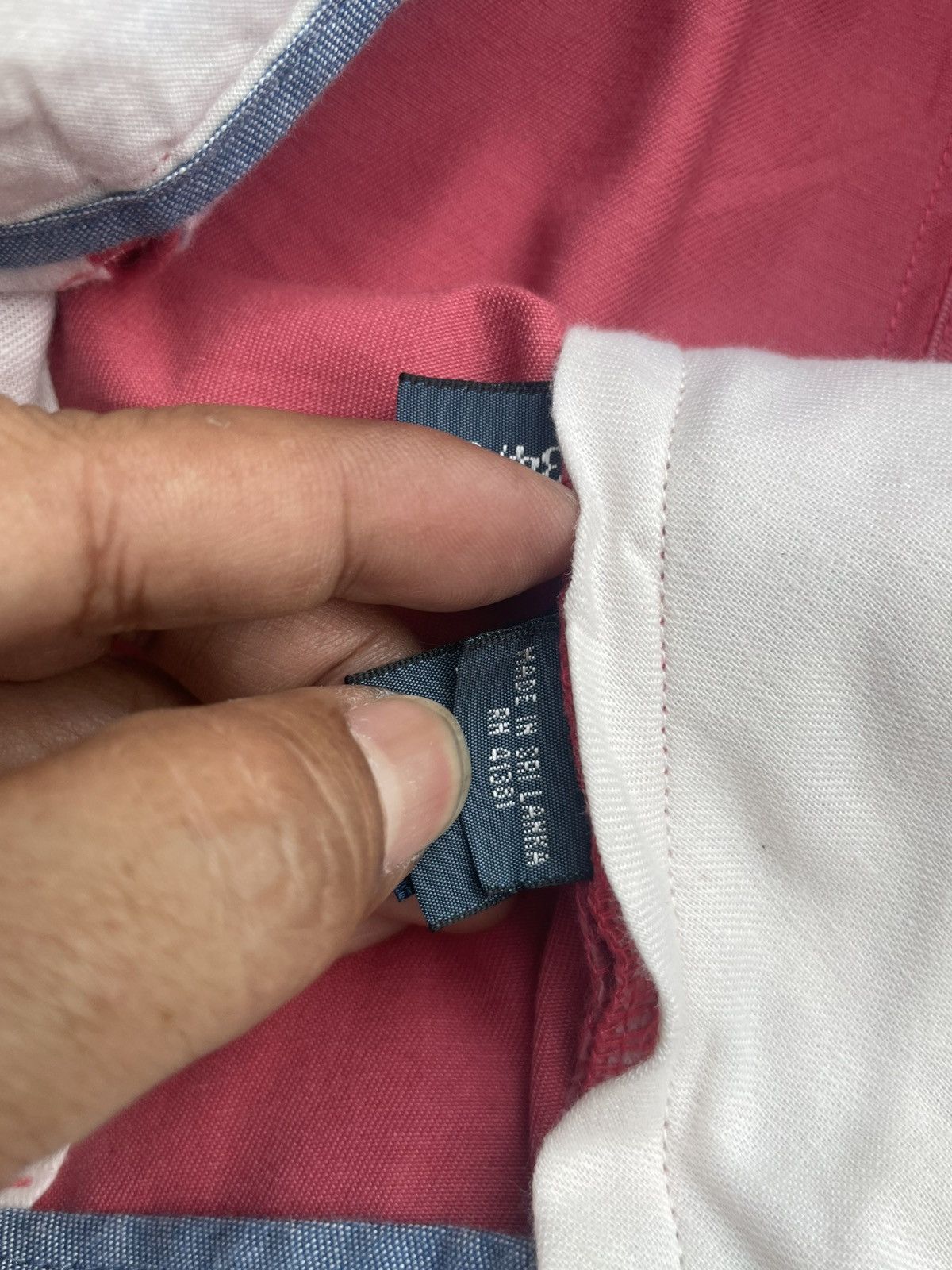 Designer Vintage Polo Ralph Lauren Pink Chinos Size US 34 / EU 50 - 16 Thumbnail