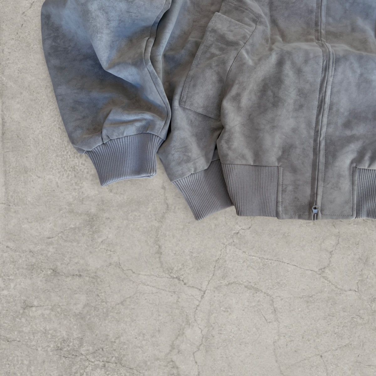 Japanese Brand Cool military zip up bomber jacket in grey. Size L Size US L / EU 52-54 / 3 - 2 Thumbnail