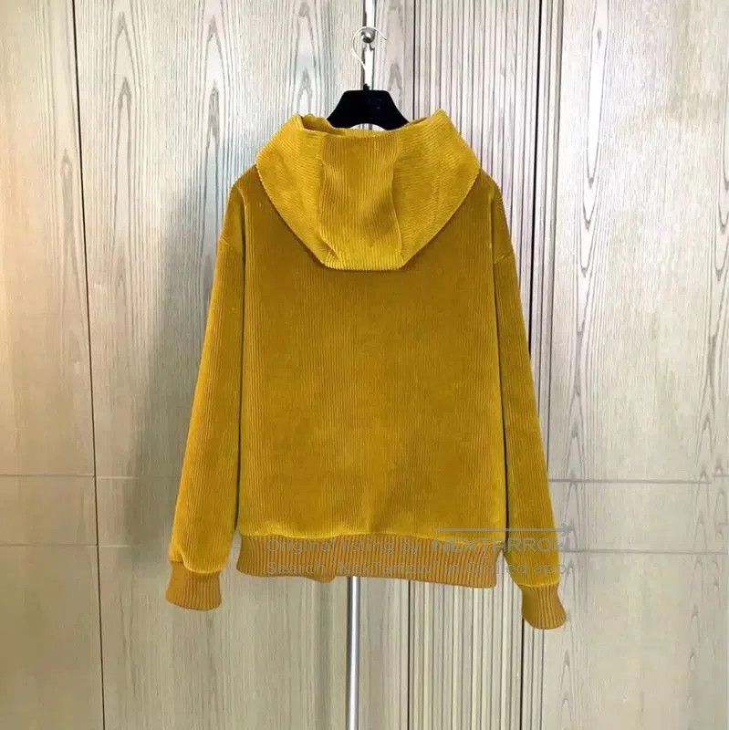 Miu Miu Miu Miu Mustard Yellow Cotton Jacket . Size M / US 6-8 / IT 42-44 - 1 Thumbnail