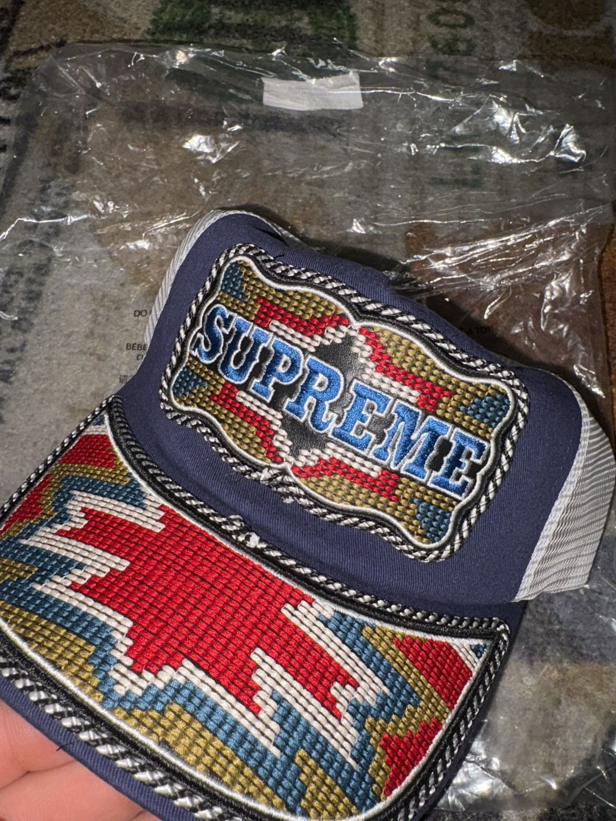 Supreme Supreme Western Embroidered Mesh Back 5-Panel Size ONE SIZE - 2 Thumbnail