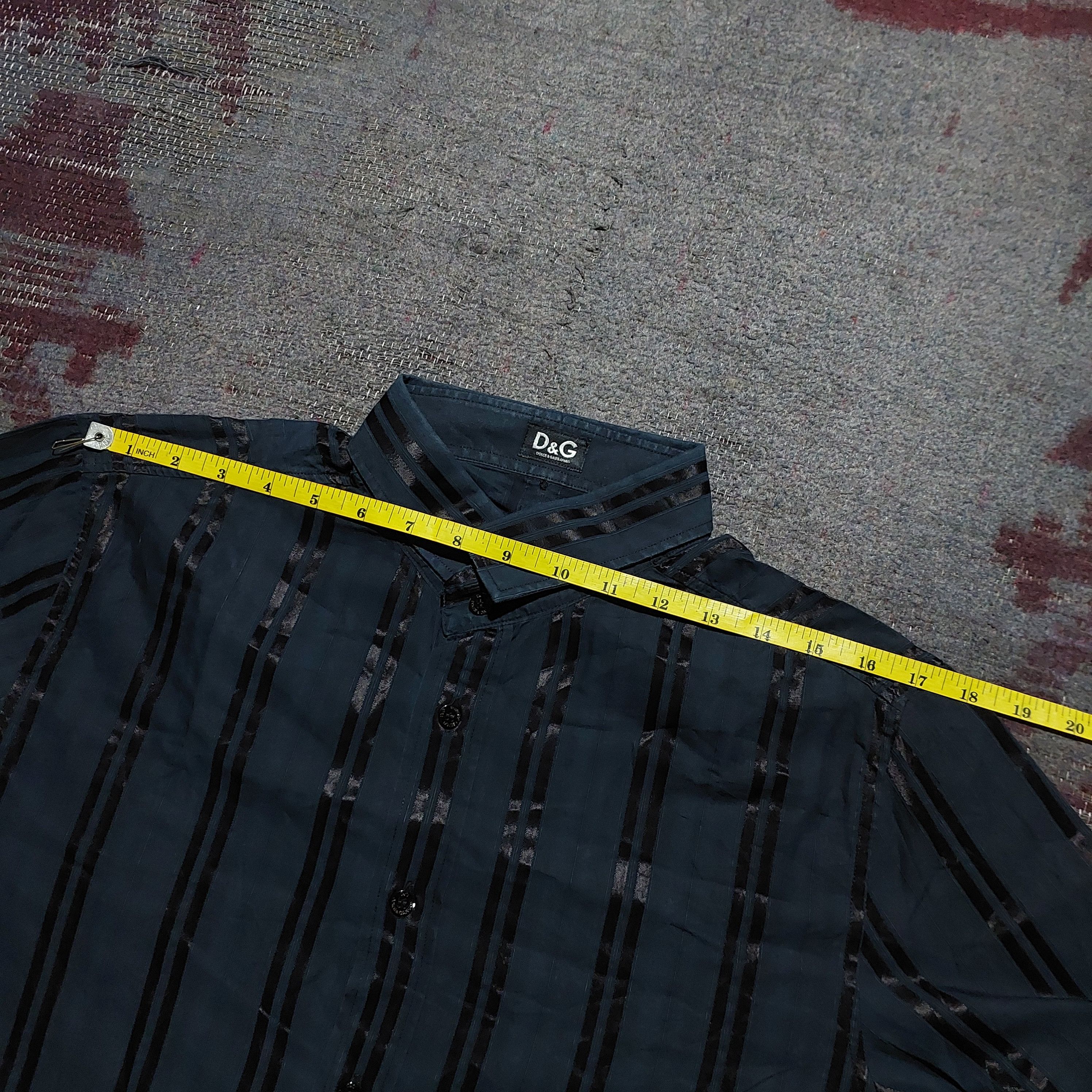 Dolce & Gabbana Dolce & Gabbana stripes black L_s shirt Size US M / EU 48-50 / 2 - 12 Thumbnail