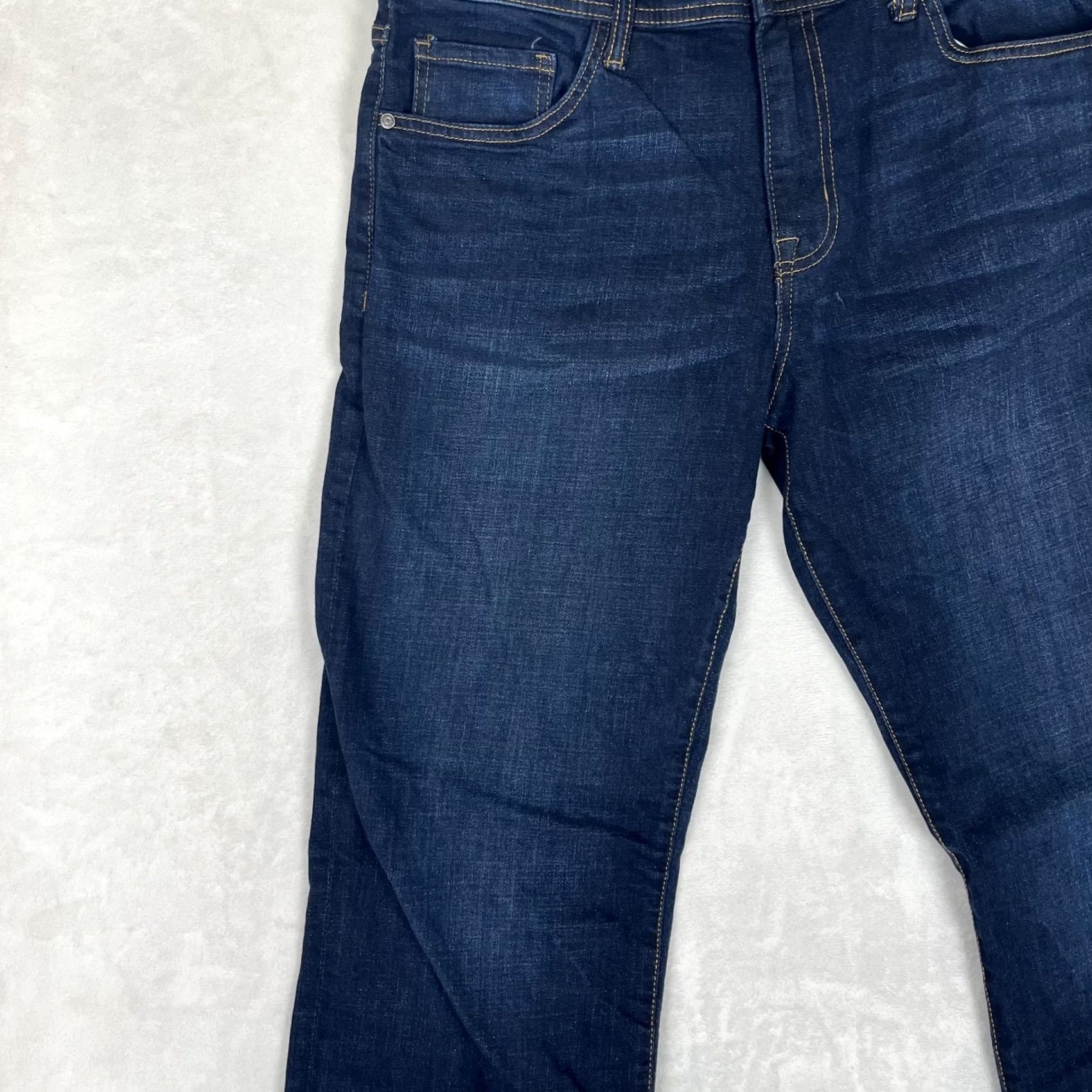 Vintage G.H. Bass & Co Jeans Mens 34x34 Blue Straight Denim Dark Wash Pants Size US 34 / EU 50 - 2 Thumbnail