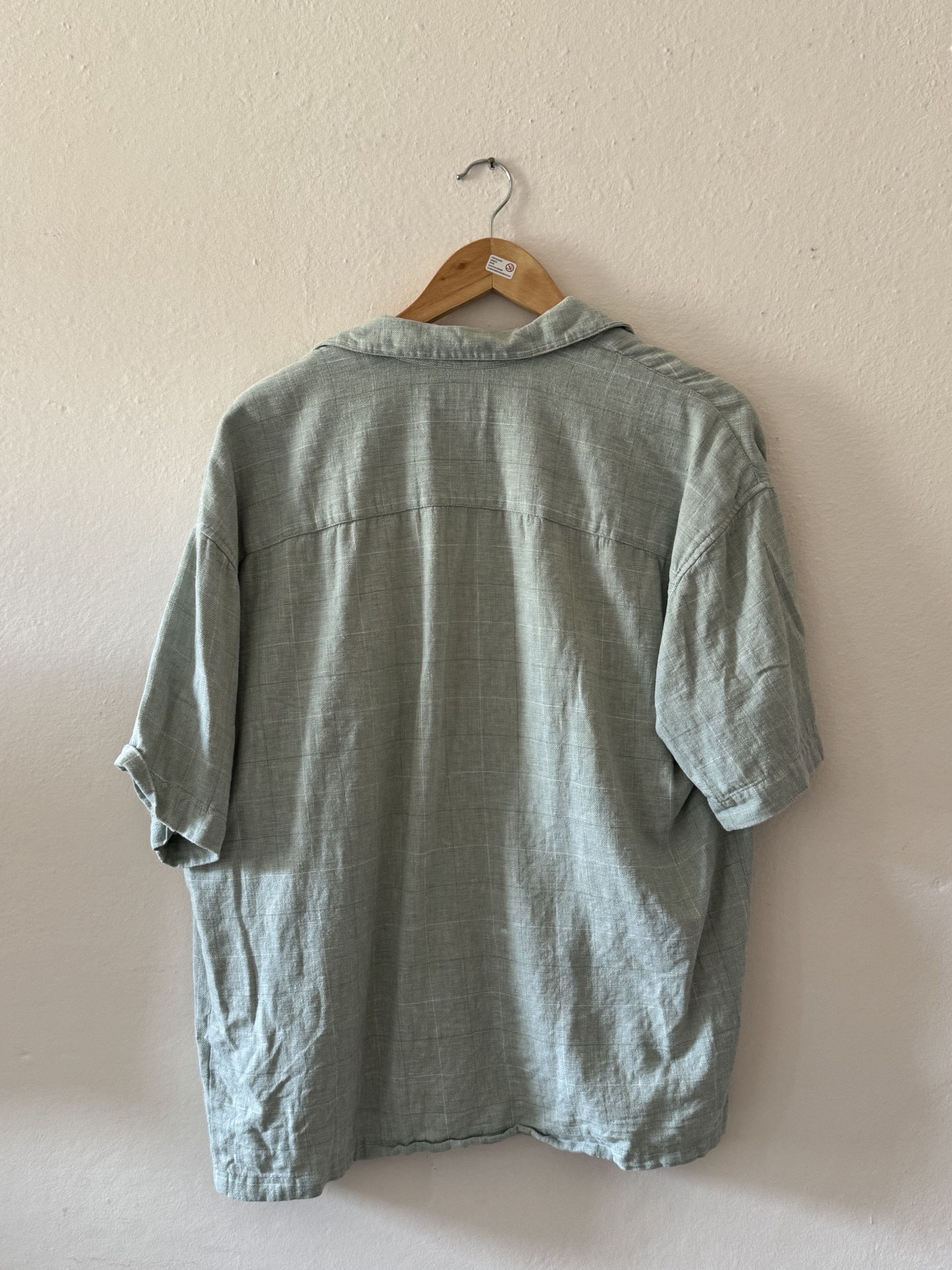 Pull & Bear Pull & Bear - Green Short Sleeve Shirt Size US S / EU 44-46 / 1 - 3 Thumbnail
