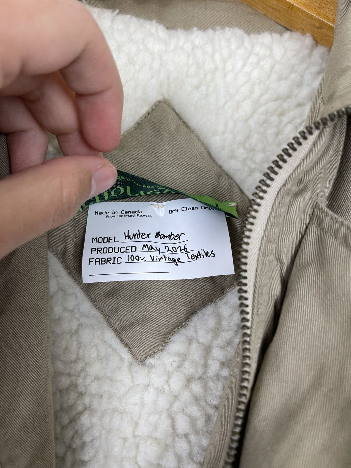 Chorley Chorley Upcycled Fur Tactical Bomber Jacket Shearling lined Size US L / EU 52-54 / 3 - 5 Thumbnail