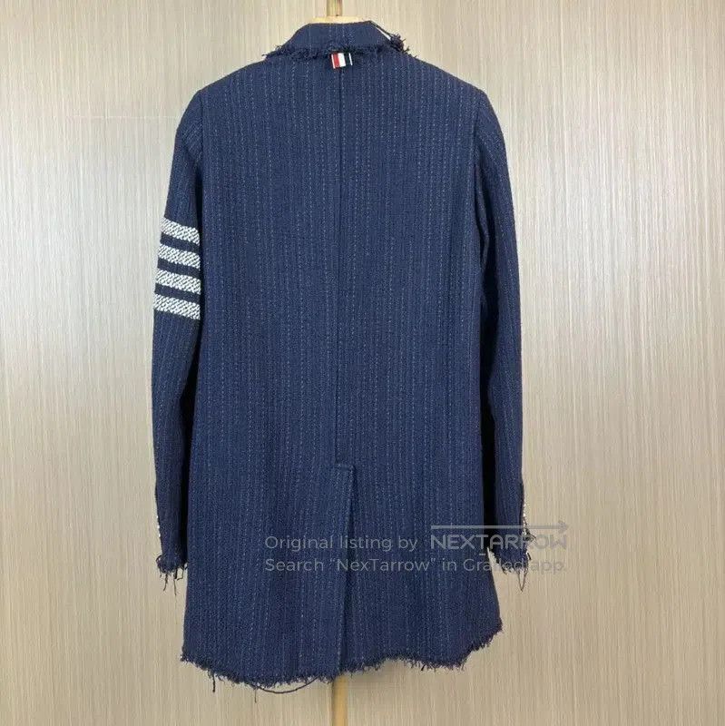 Thom Browne Thom Browne Navy Cotton Women's Coat . Size M / US 6-8 / IT 42-44 - 2 Thumbnail