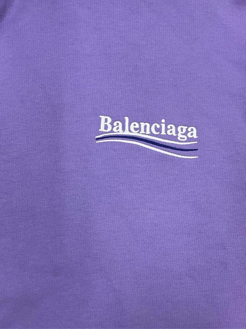 Balenciaga Balenciaga Logo Embroidered Hooded Sweatshirt-2506 Size US L / EU 52-54 / 3 - 3 Thumbnail
